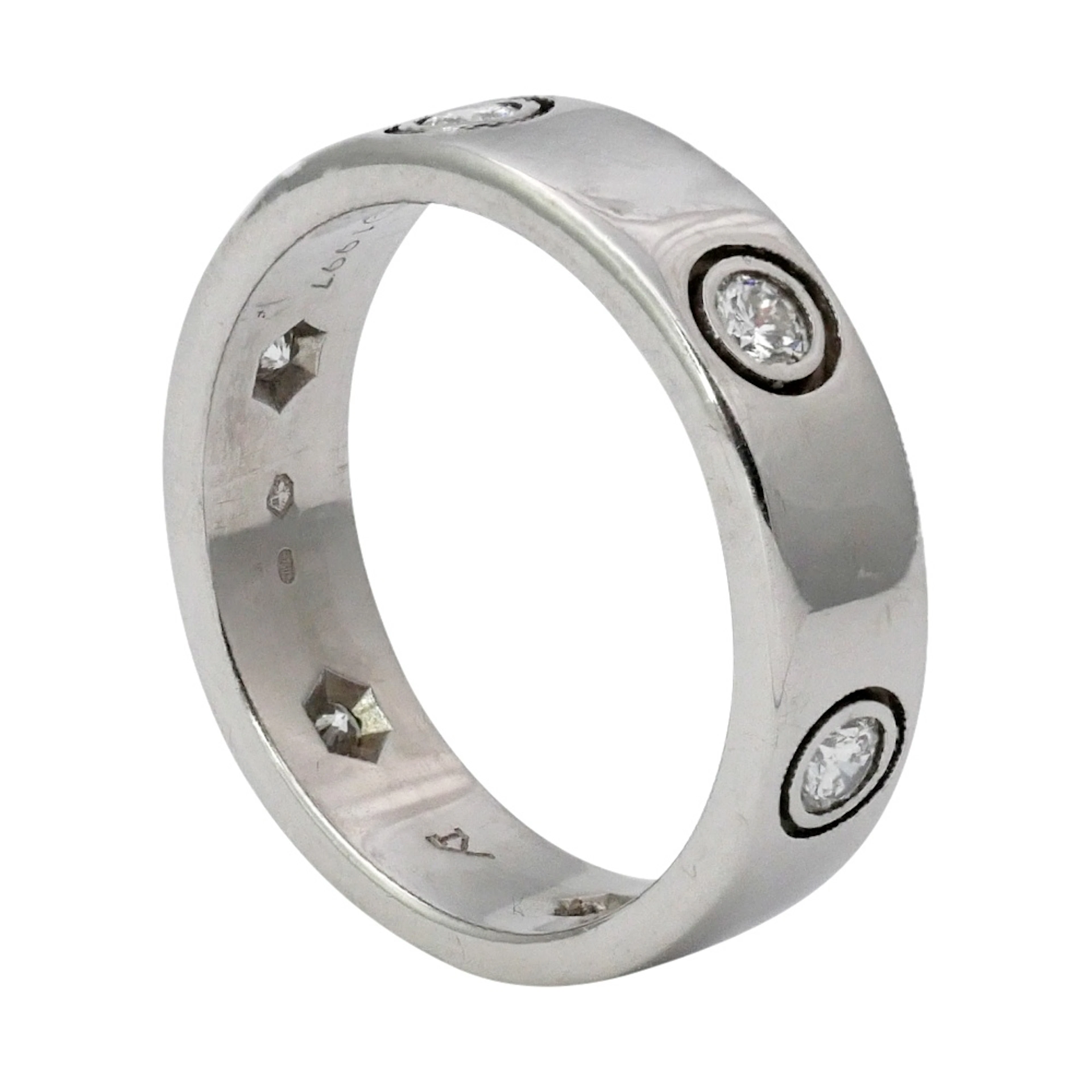 Cartier White Gold Diamond Love Ring