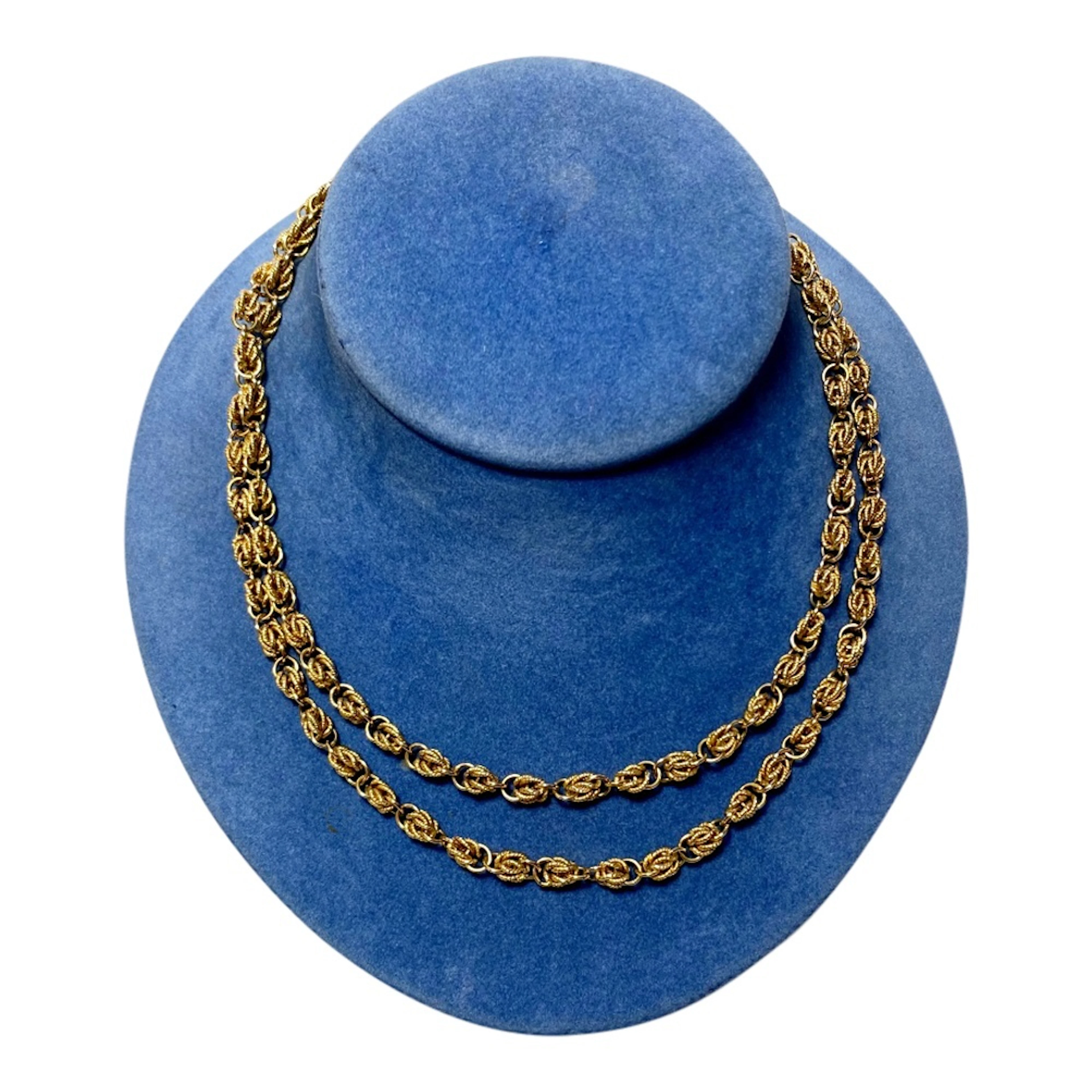 Long 9ct Gold Necklace
