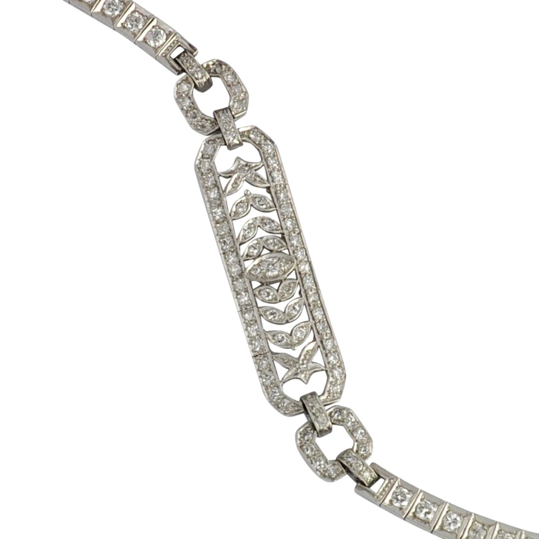 Art Deco Platinum Diamond Bracelet