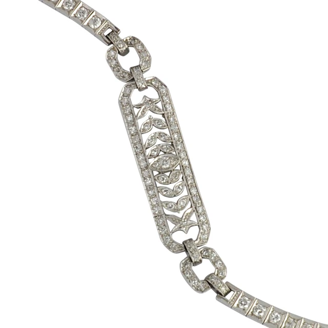 Art Deco Platinum Diamond Bracelet