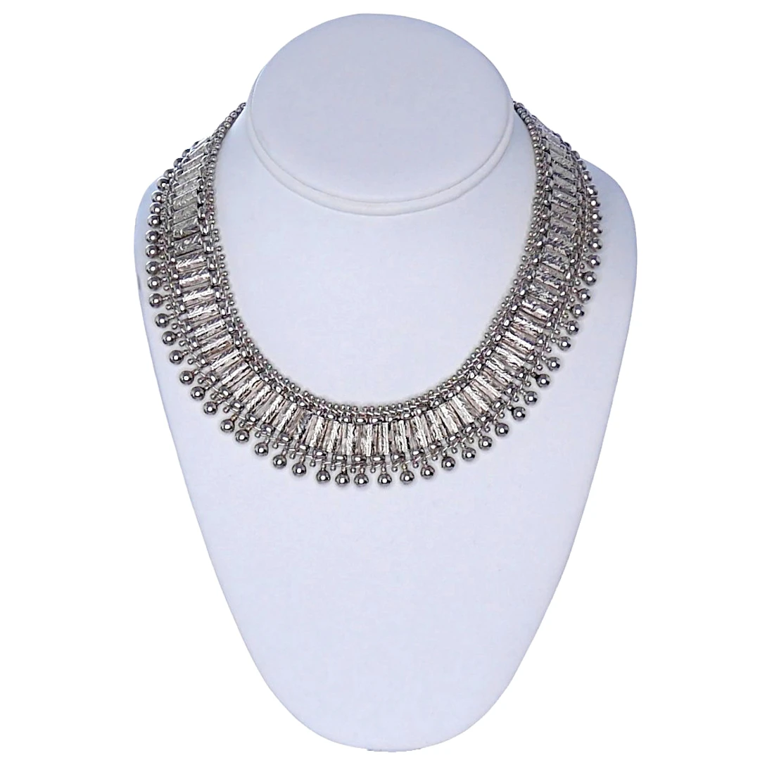 Antique Victorian Silver Collar