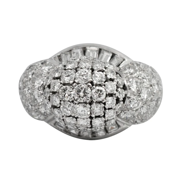 Vintage Diamond Art Deco Style Ring