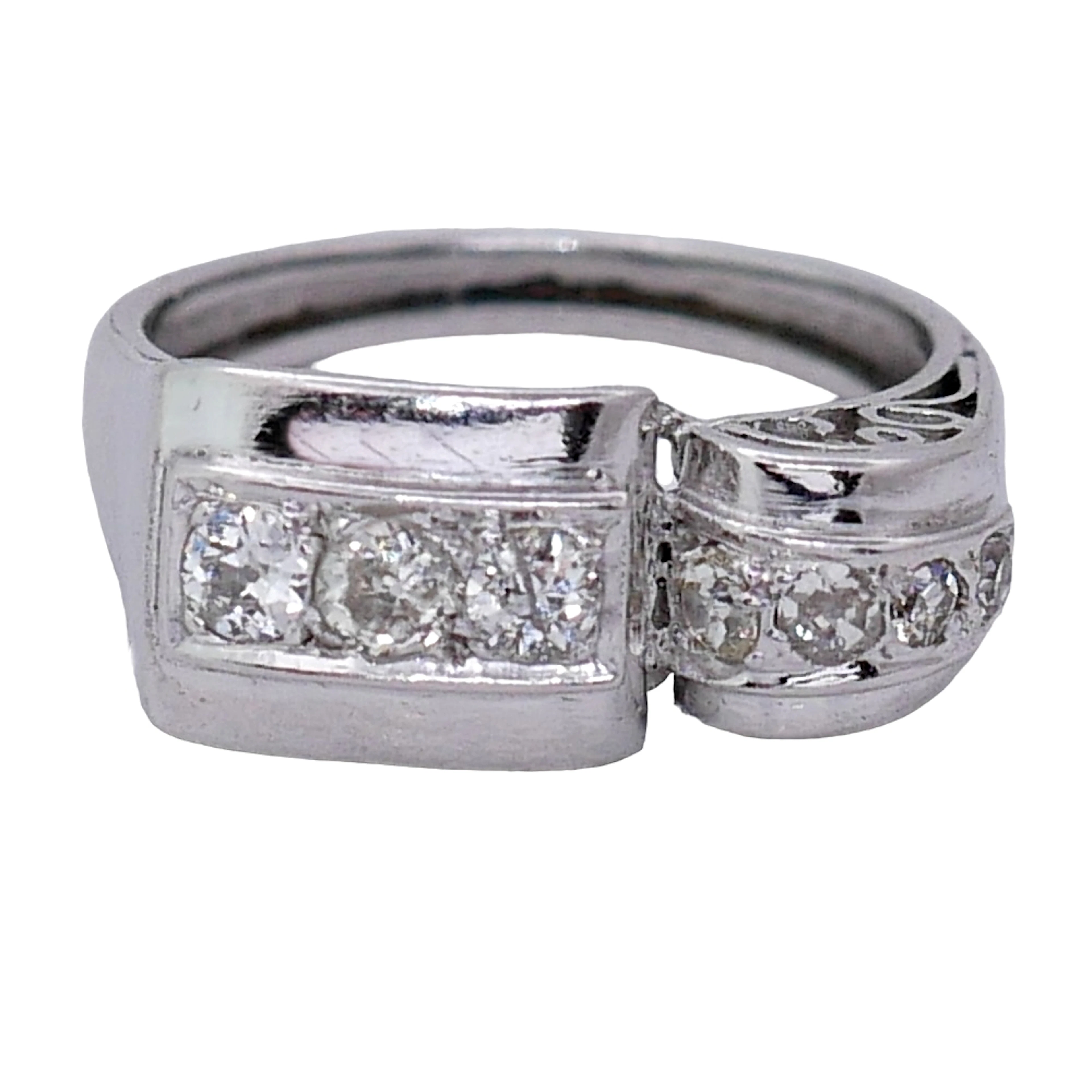 Art Deco Diamond and Platinum Ring