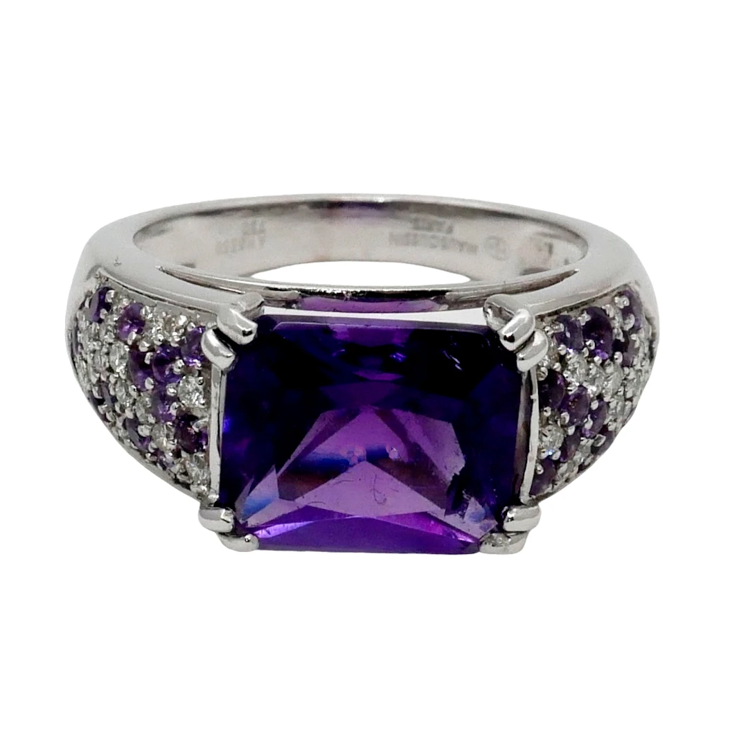 Mauboussin Amethyst Diamond Ring