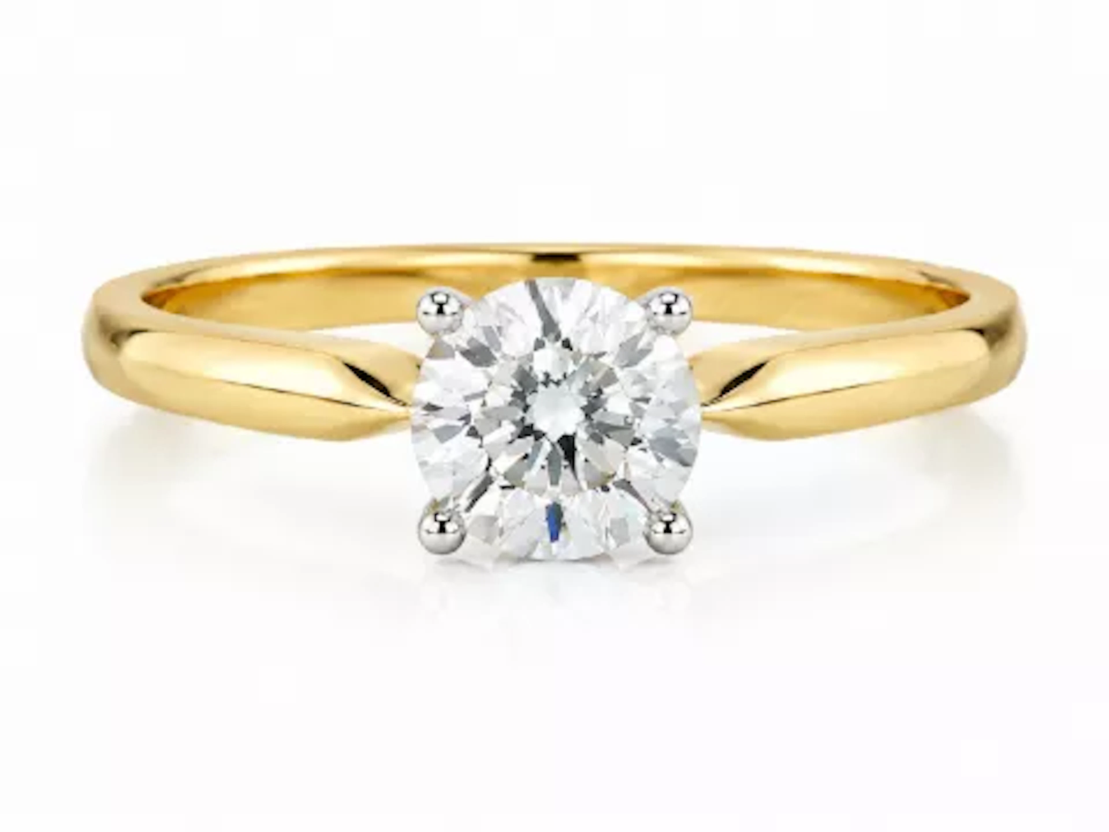 Stunning 18ct Yellow Gold Diamond Ring H VS 0.25 Carats