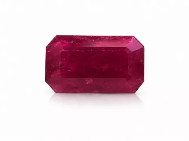 Loose Emerald Cut Ruby 6.38 Carats