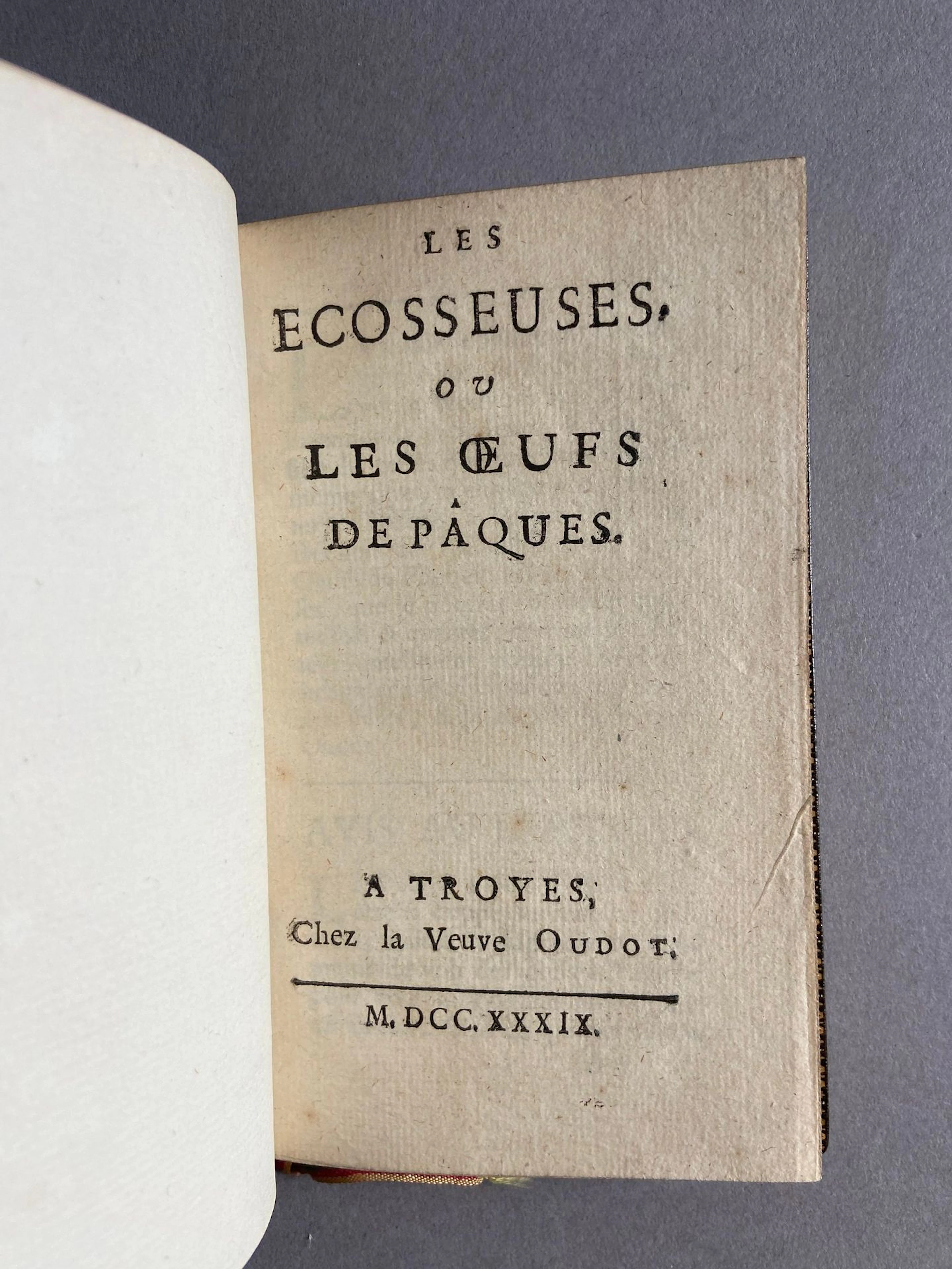 [CAYLUS (Count of)]. *Les Écosseuses, or Les Œufs de Pâques* - Lot 47