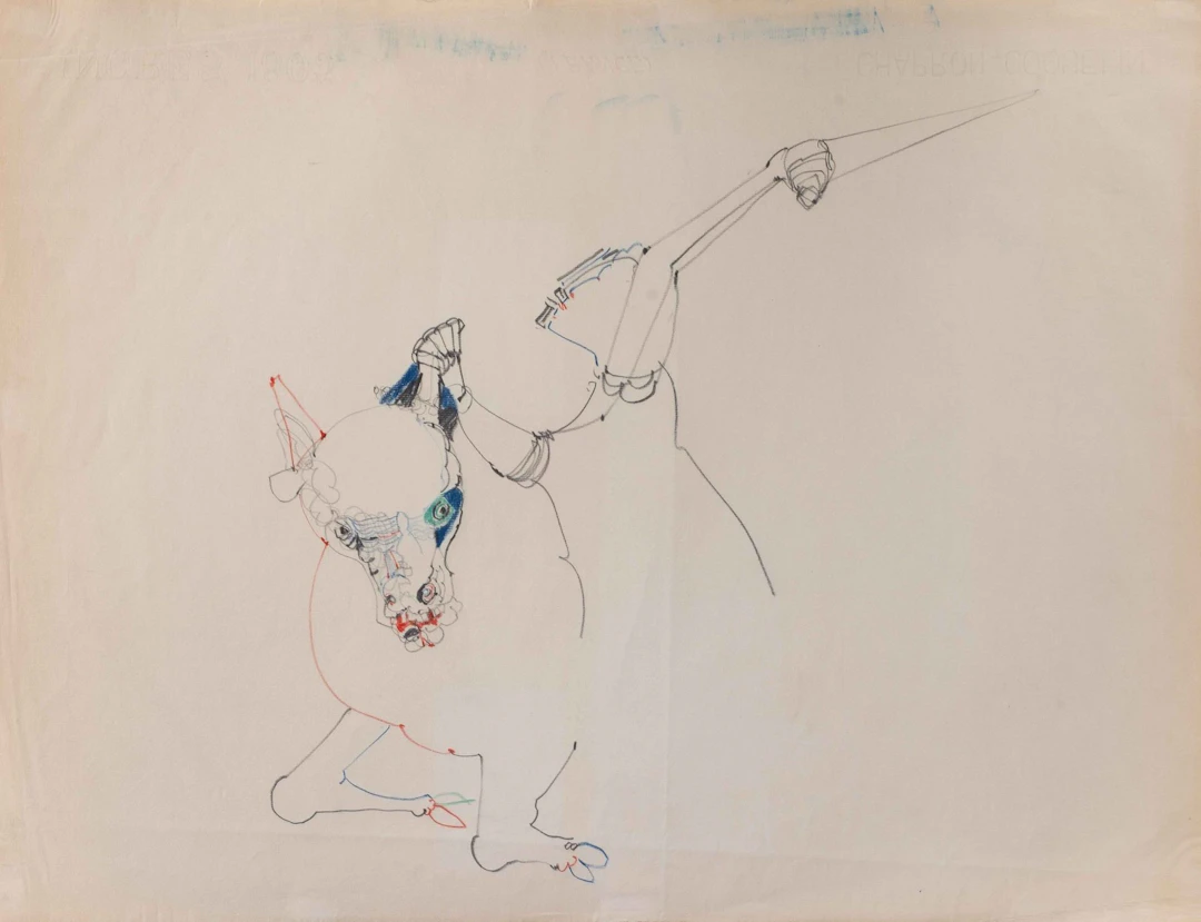 Avigdor ARIKHA (1929–2010) The Execution Colored-pencil draw - Lot 131