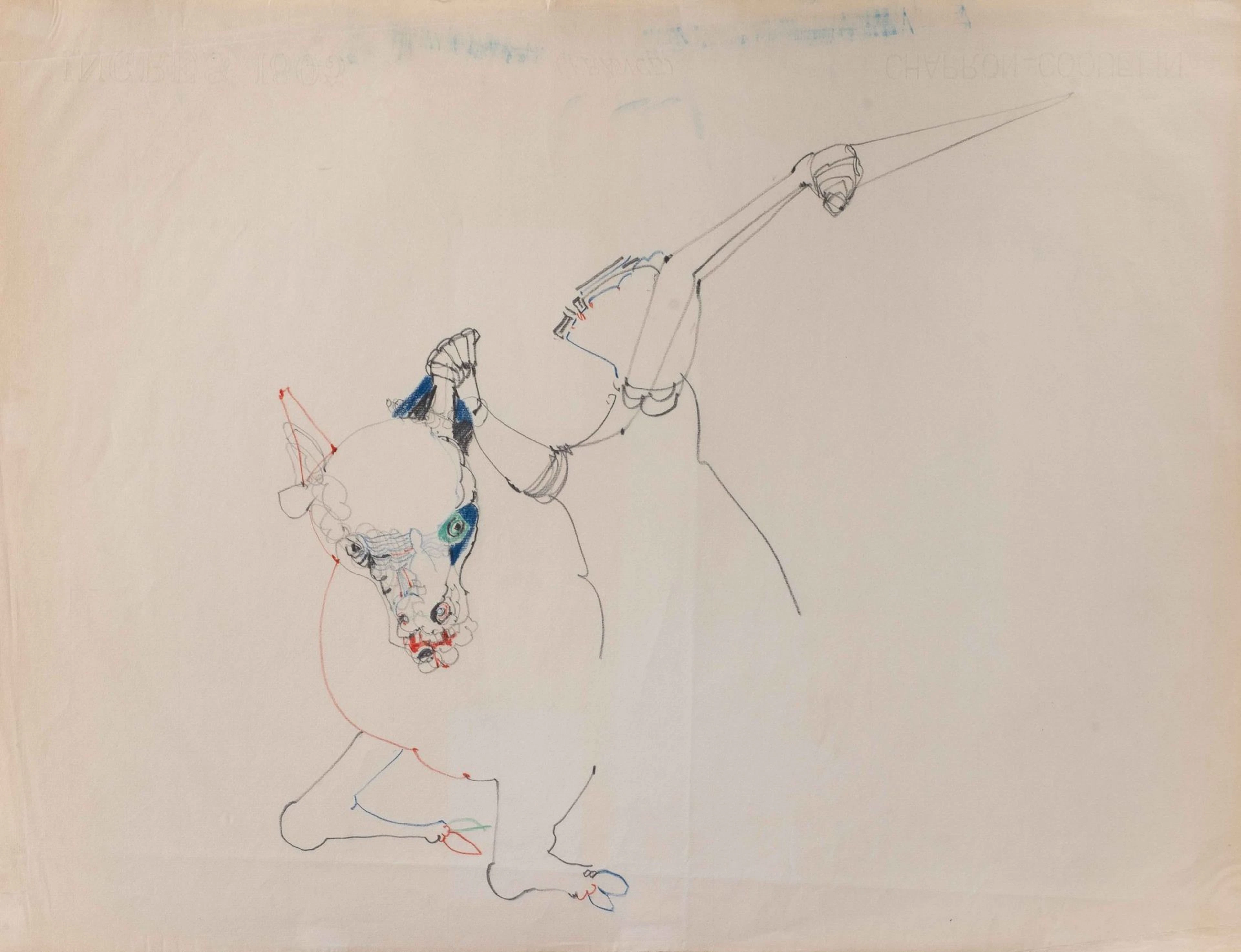 Avigdor ARIKHA (1929–2010) The Execution Colored-pencil draw - Lot 131