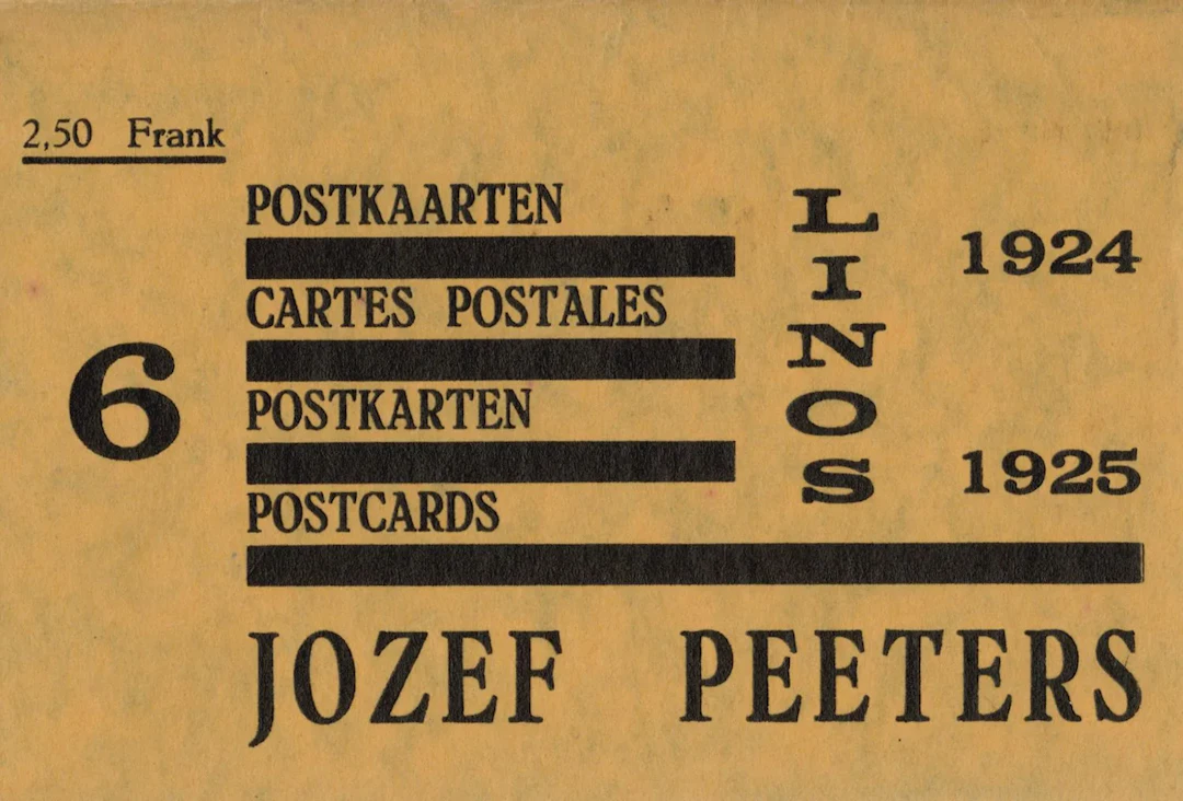 [ADVERTISING POSTCARDS]. 6 LINOS POSTCARDS. Antwerp, Ed. DE - Lot 178