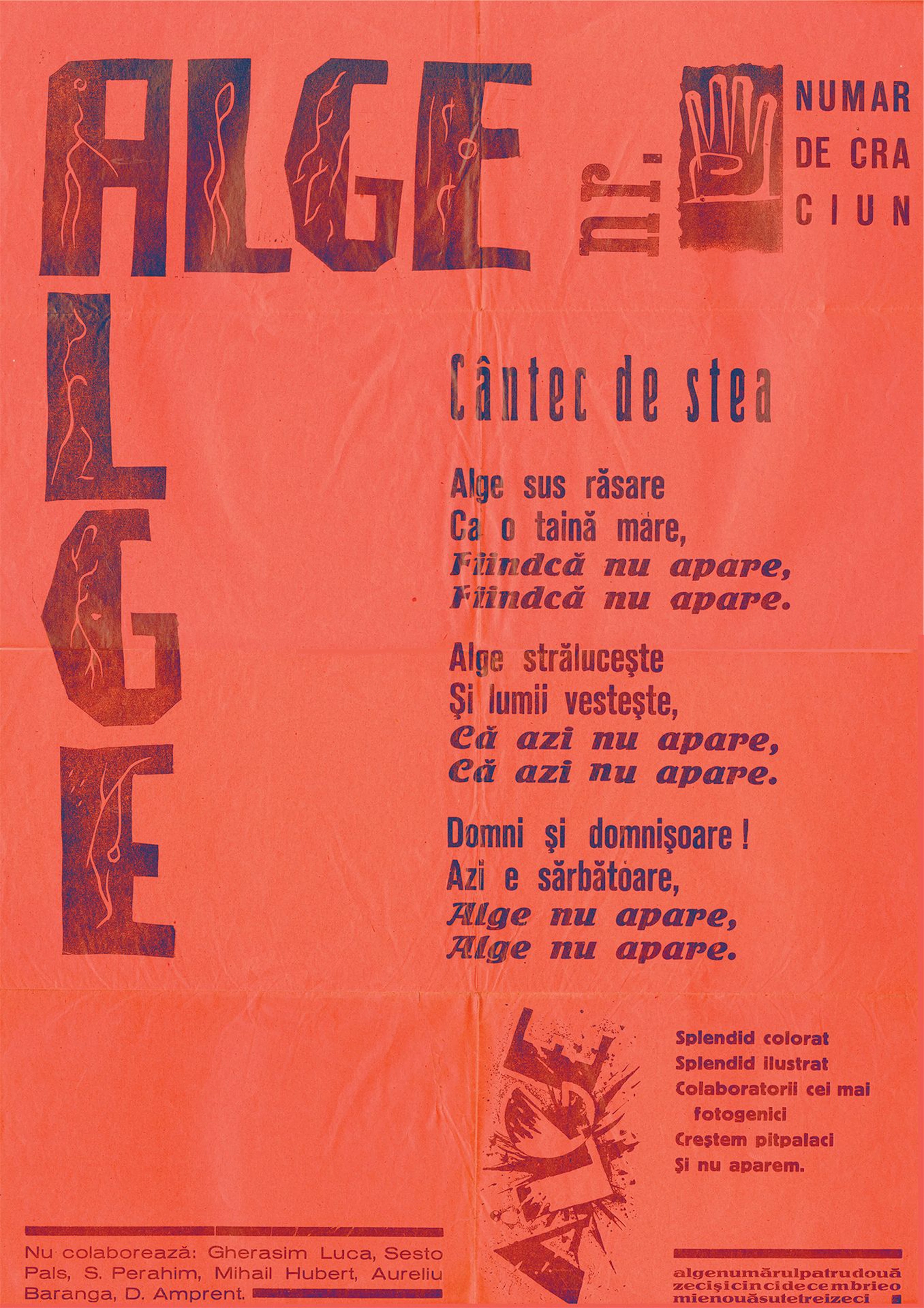 ROMANIA [MAGAZINE]. ALGE. Bucharest, No. 4/1930. 64.8 x 46.2 - Lot 317