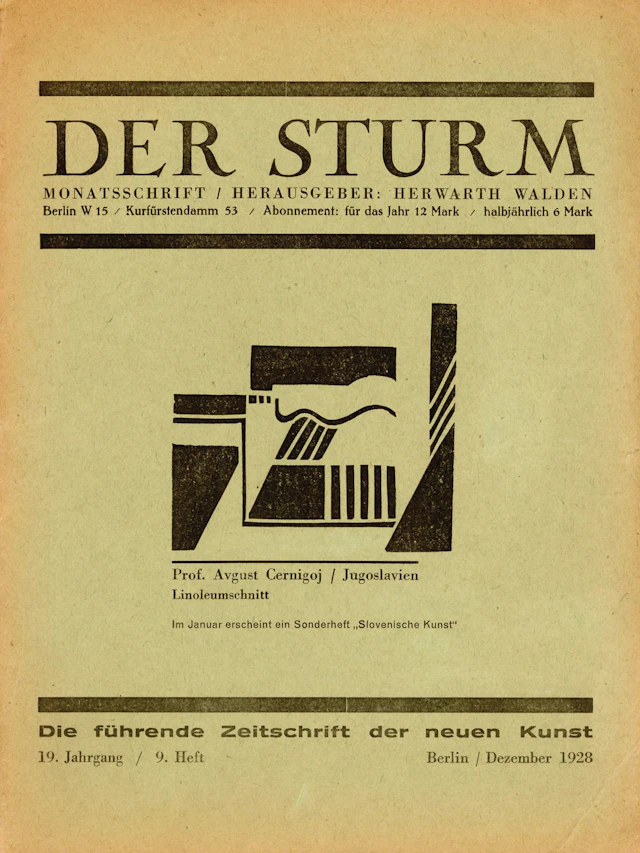 CROATIA / SERBIA / SLOVENIA [MAGAZINE]. DER STURM. Berlin, N - Lot 266