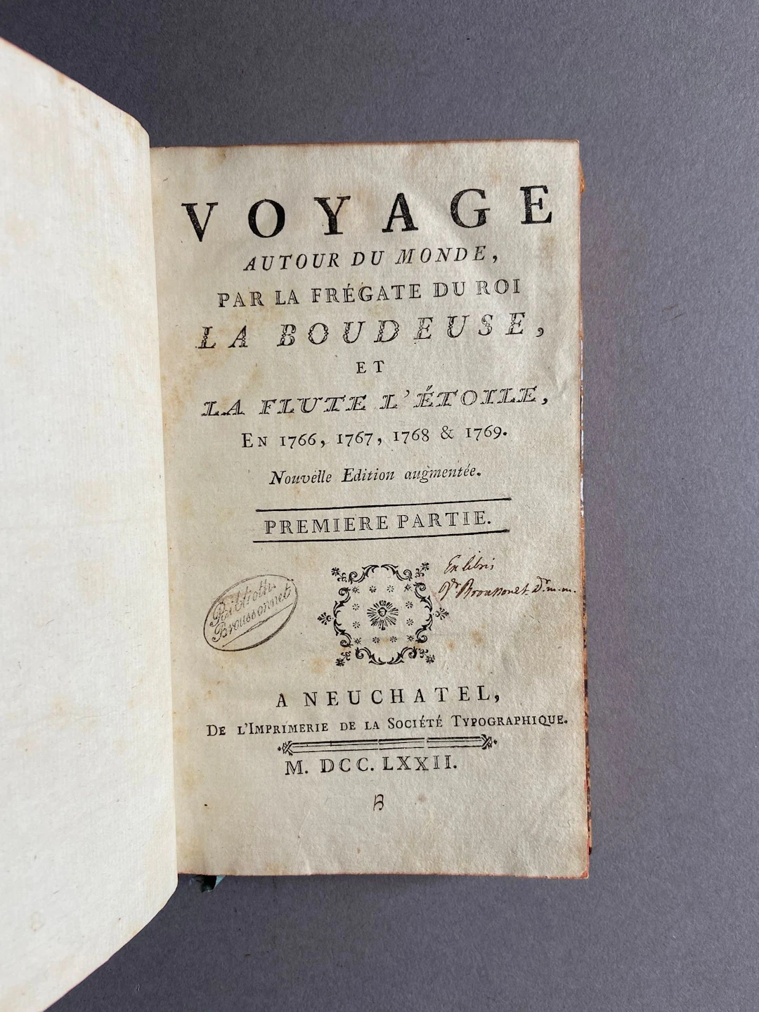 BOUGAINVILLE (Louis-Antoine de). Voyage Around the World, ab - Lot 38