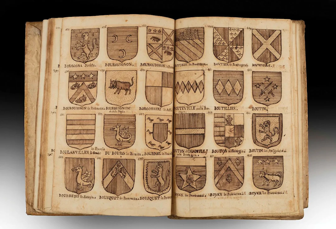 MANUSCRIPT. — *Leggi del Blasone, overo dell'Arte Araldica*. - Lot 109