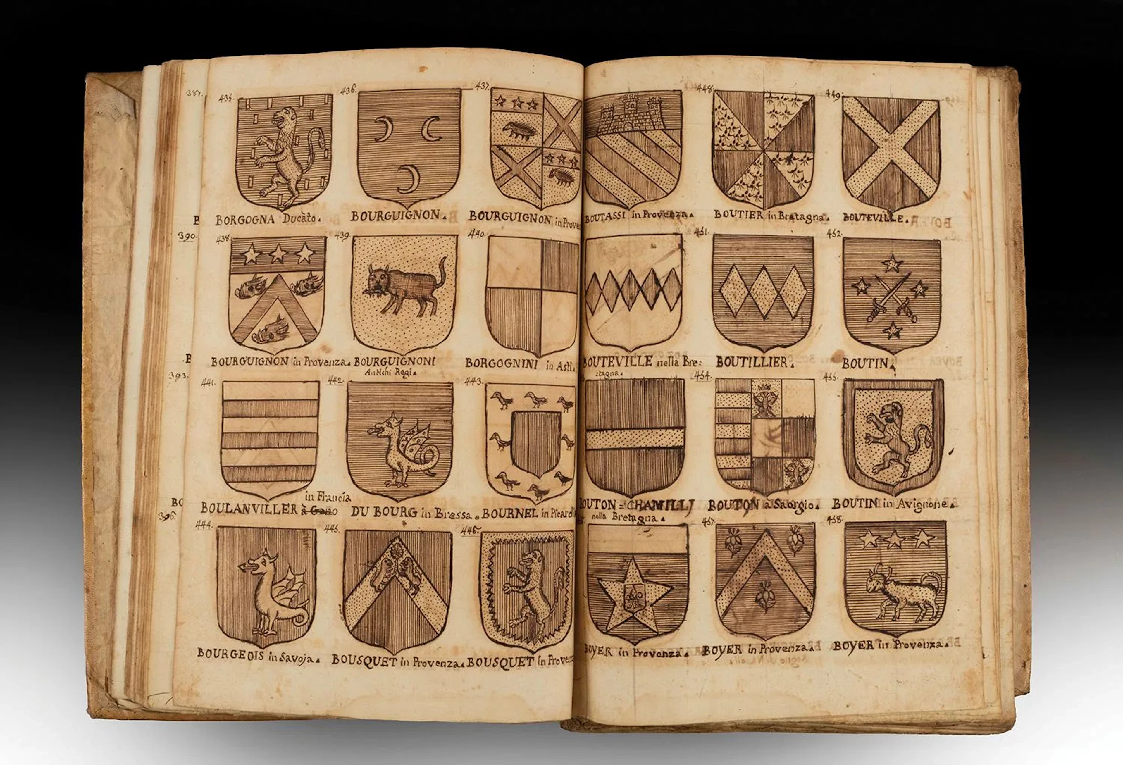 MANUSCRIPT. — *Leggi del Blasone, overo dell'Arte Araldica*. - Lot 109