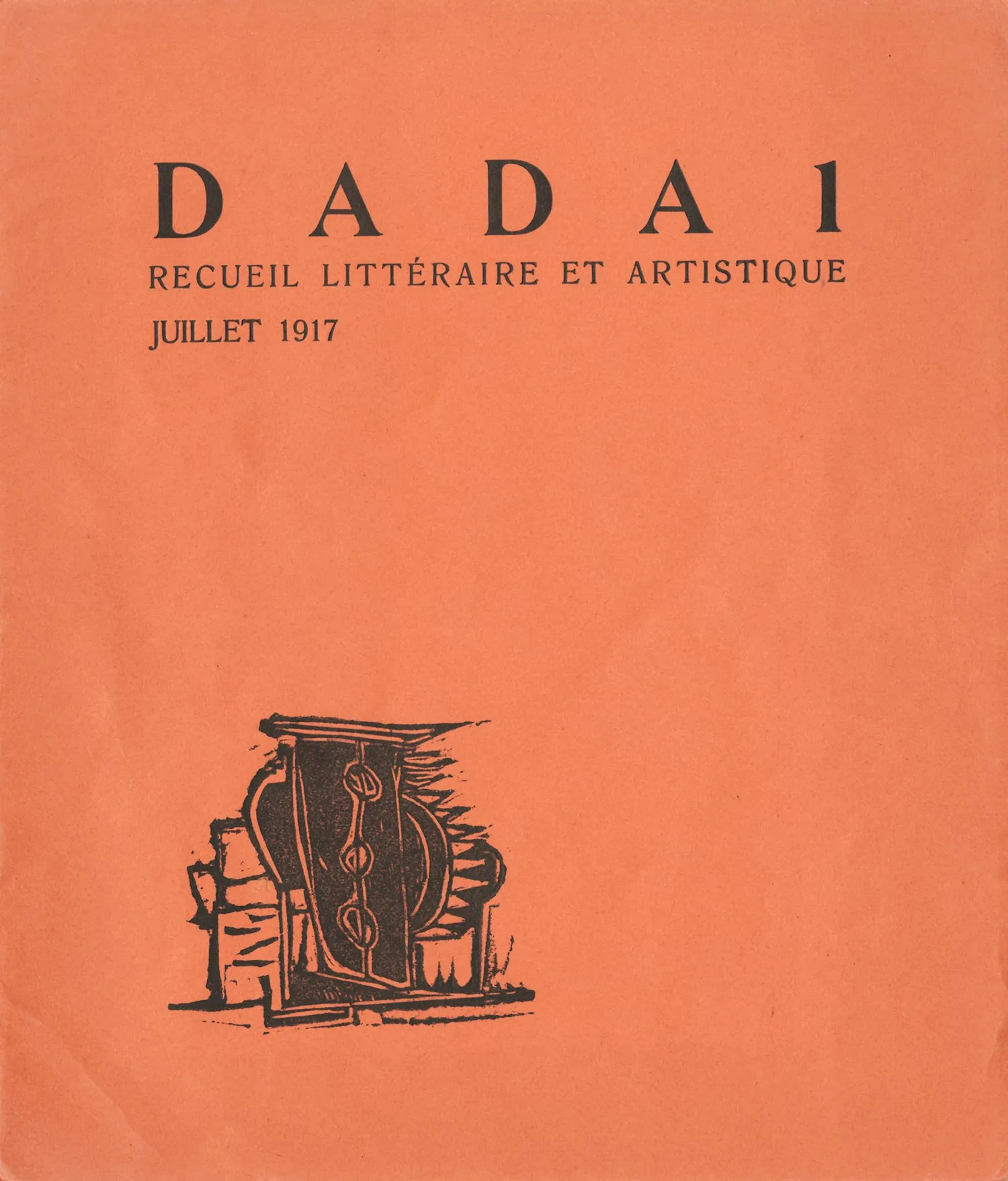 [MAGAZINE]. DADA. Zurich, No. 1/1917. 23.2 x 19.9 cm, staple - Lot 15