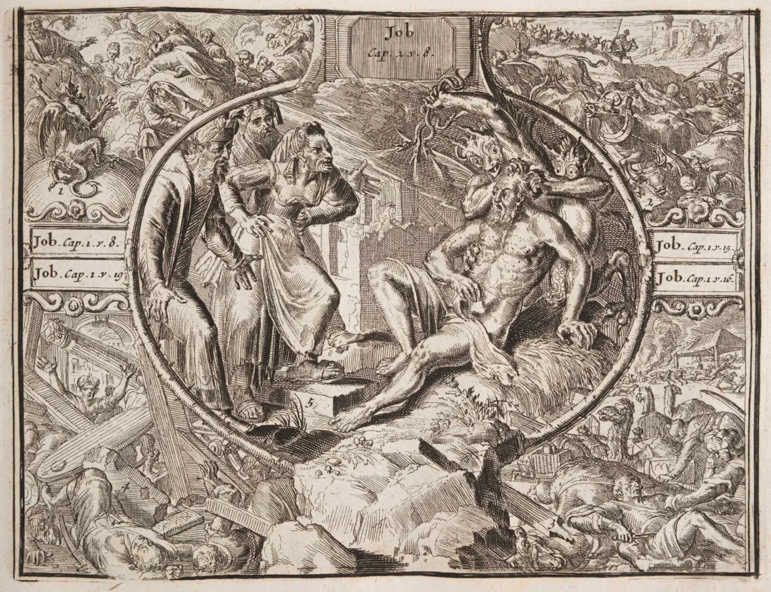BIBLE. — HOOGHE (Romain de). [Engravings for the Old and New - Lot 32