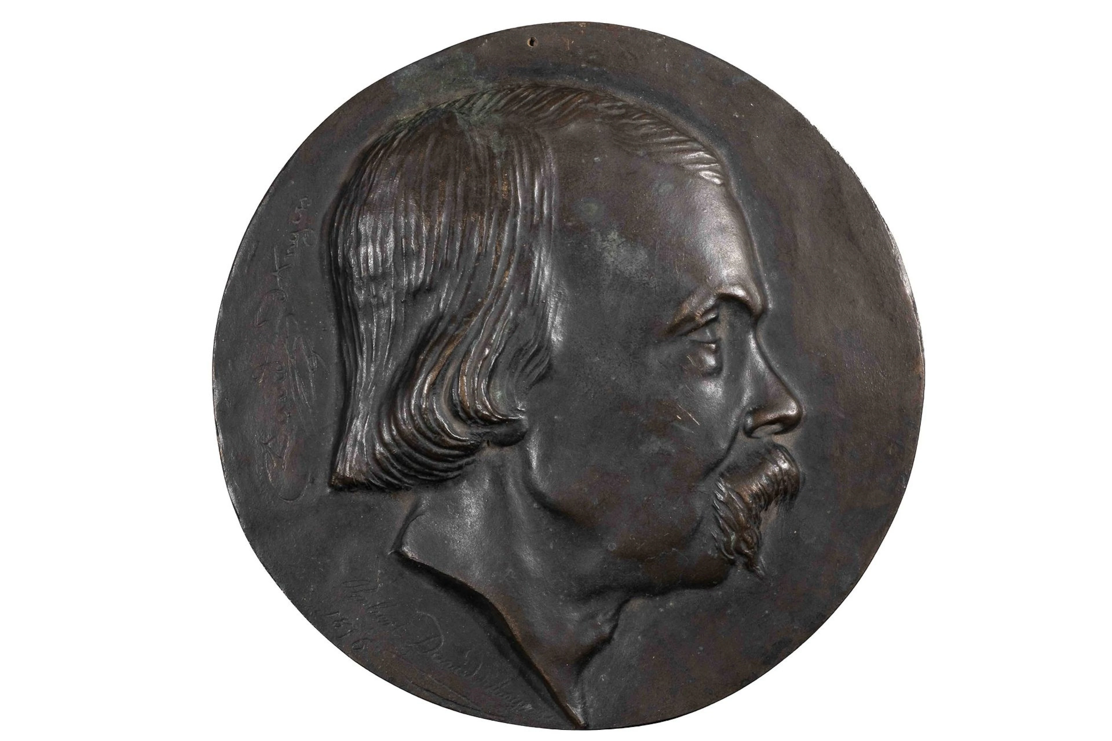 Robert DAVID D’ANGERS (1833–1912) Profile portrait of Pierre - Lot 150