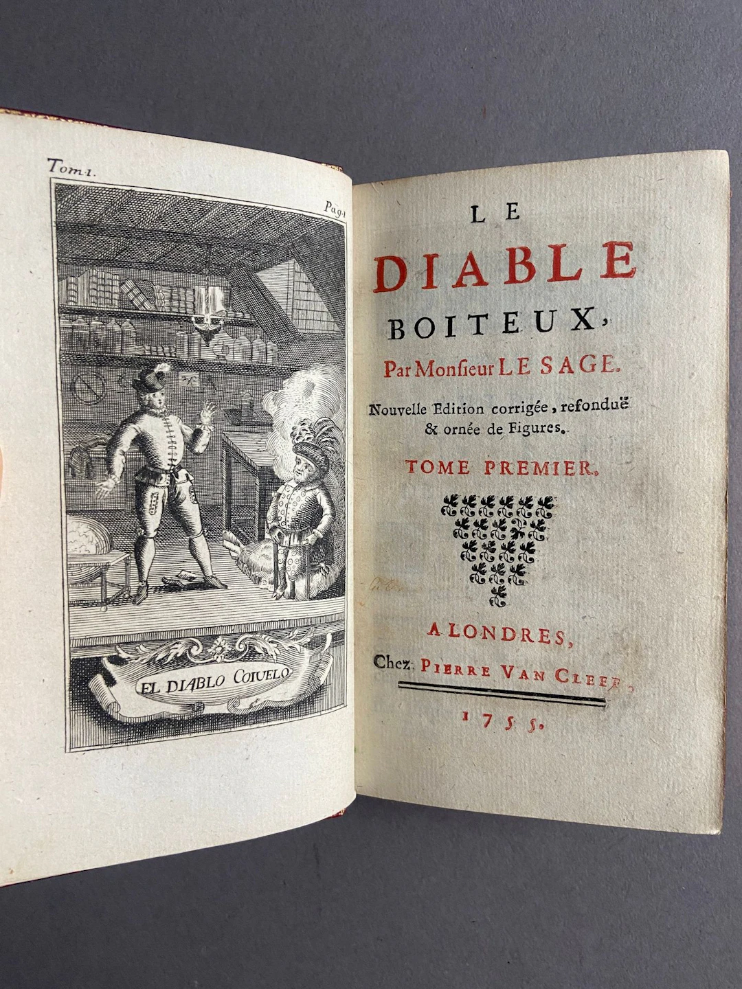 THE SAGE. The Lame Devil. London, Pierre Van Cleef, 1755. 2 - Lot 96