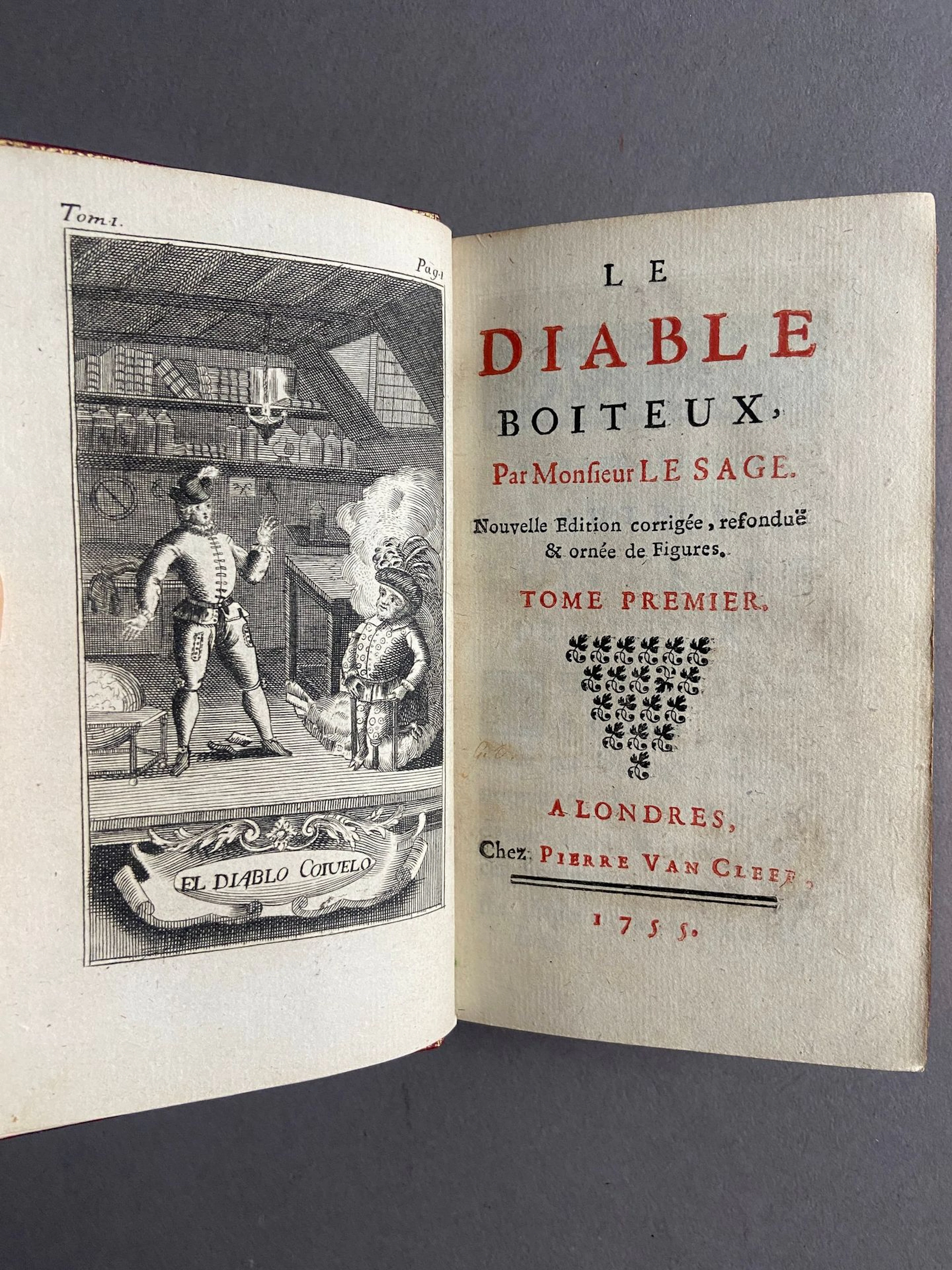 THE SAGE. The Lame Devil. London, Pierre Van Cleef, 1755. 2 - Lot 96