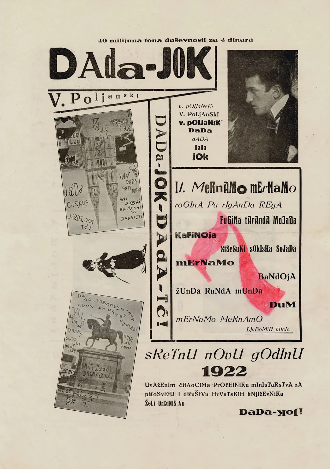 CROATIA / SERBIA / SLOVENIA [MAGAZINE]. DADA-JOK. Zagreb, No - Lot 58