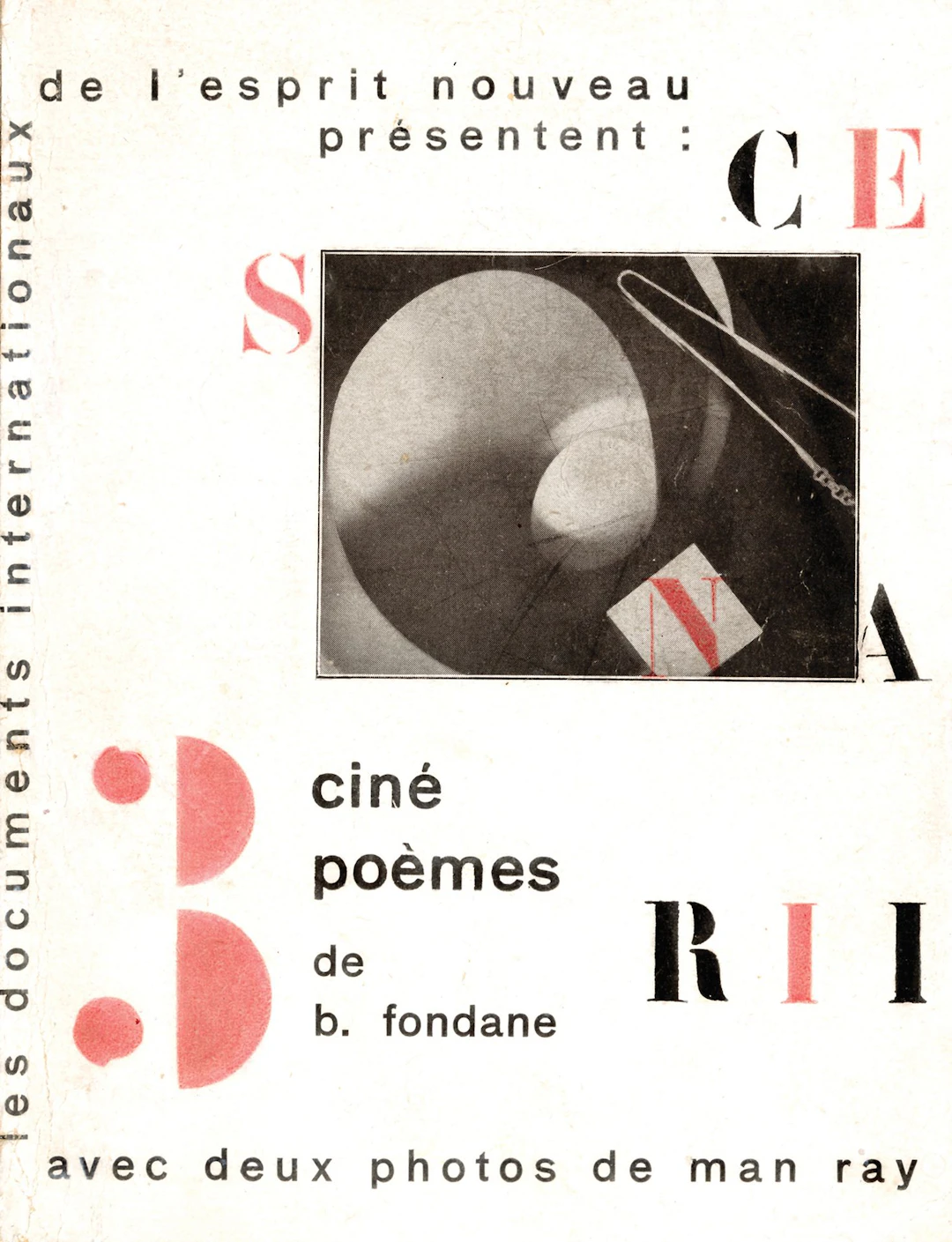 FONDANE, Benjamin. THREE SCREENPLAYS. CINÉ POÈMES. Paris, 19 - Lot 279