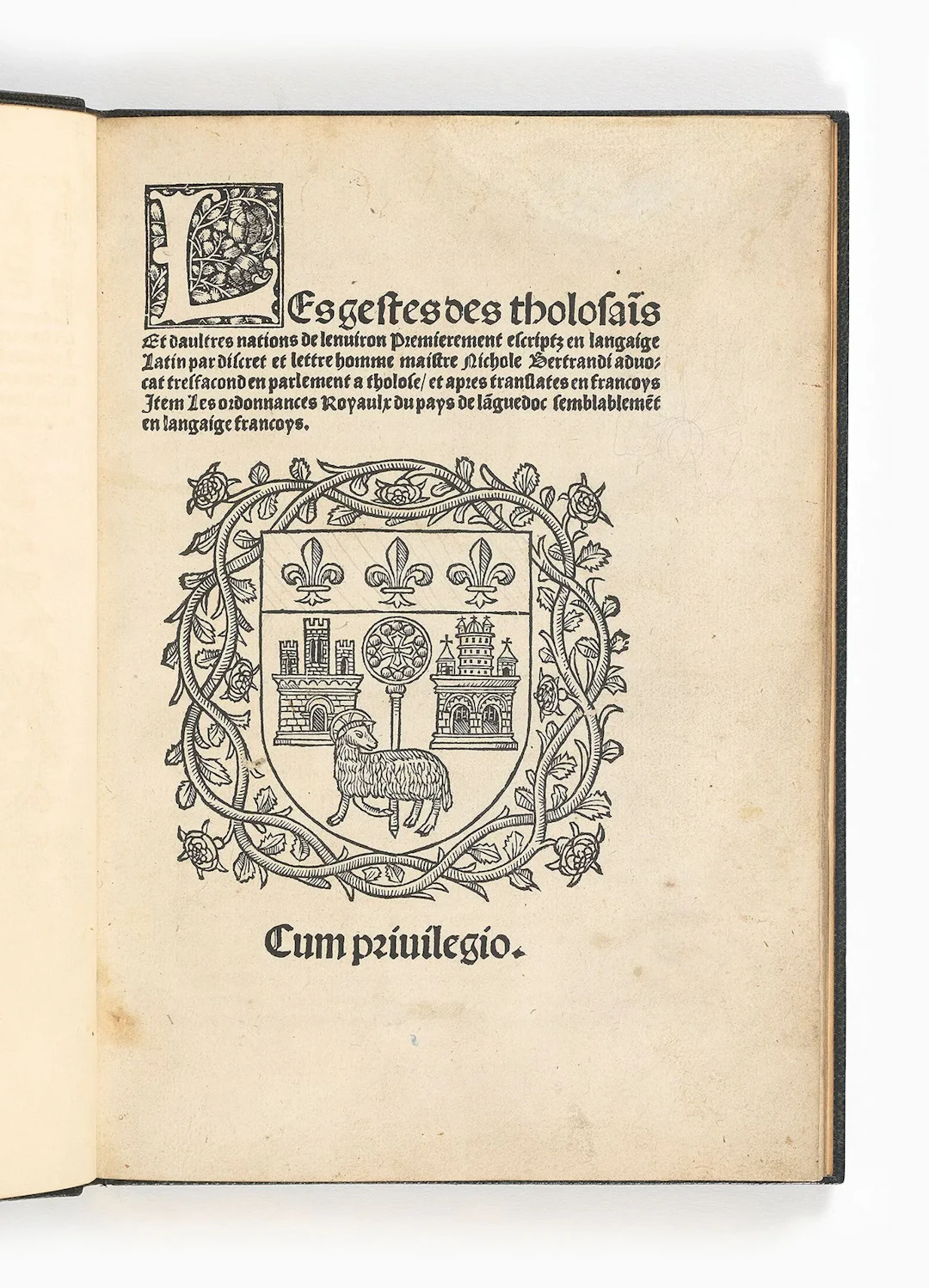BERTRANDI (Nicolas). The Customs of the People of Toulouse a - Lot 22