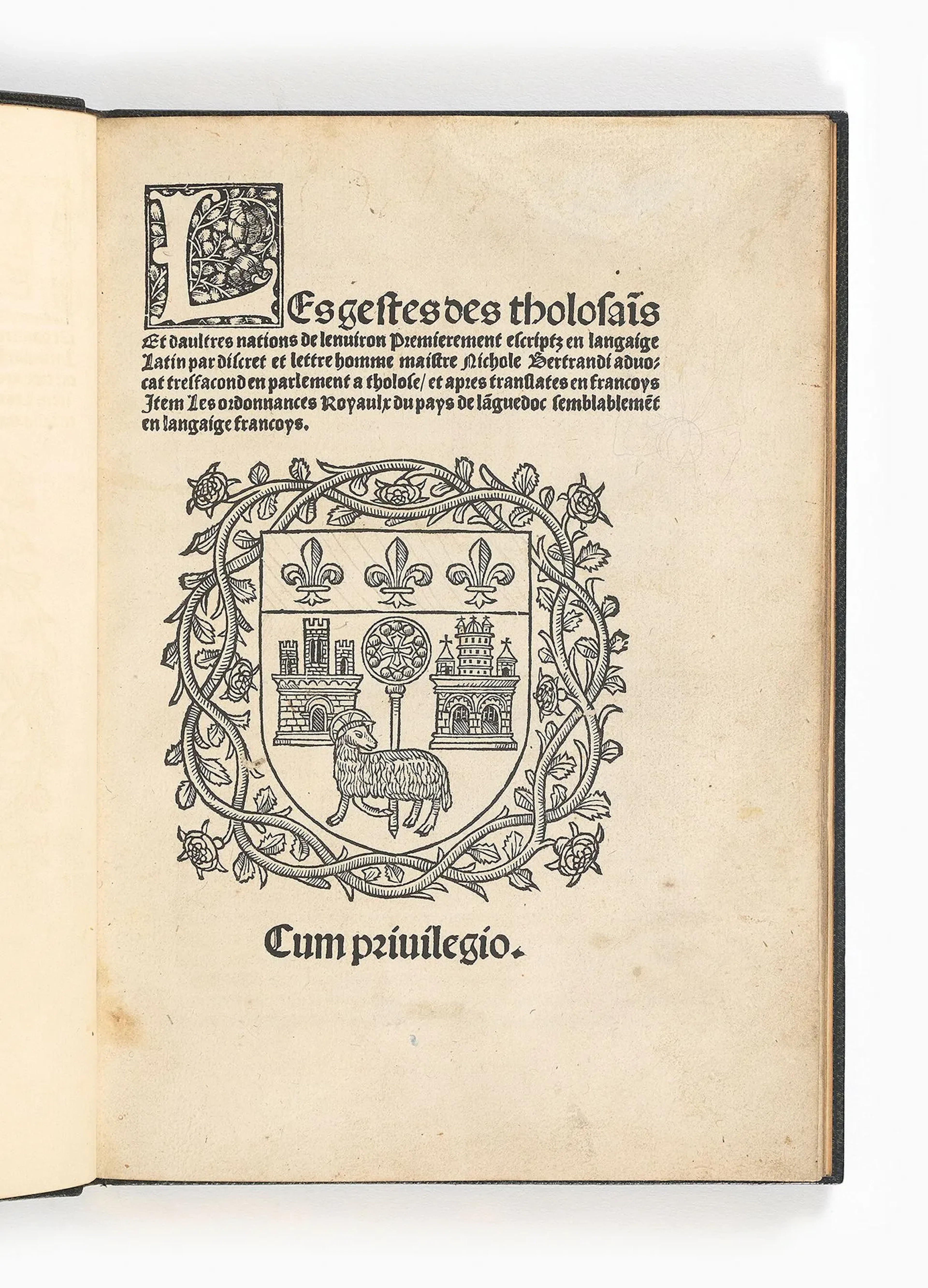 BERTRANDI (Nicolas). The Customs of the People of Toulouse a - Lot 22