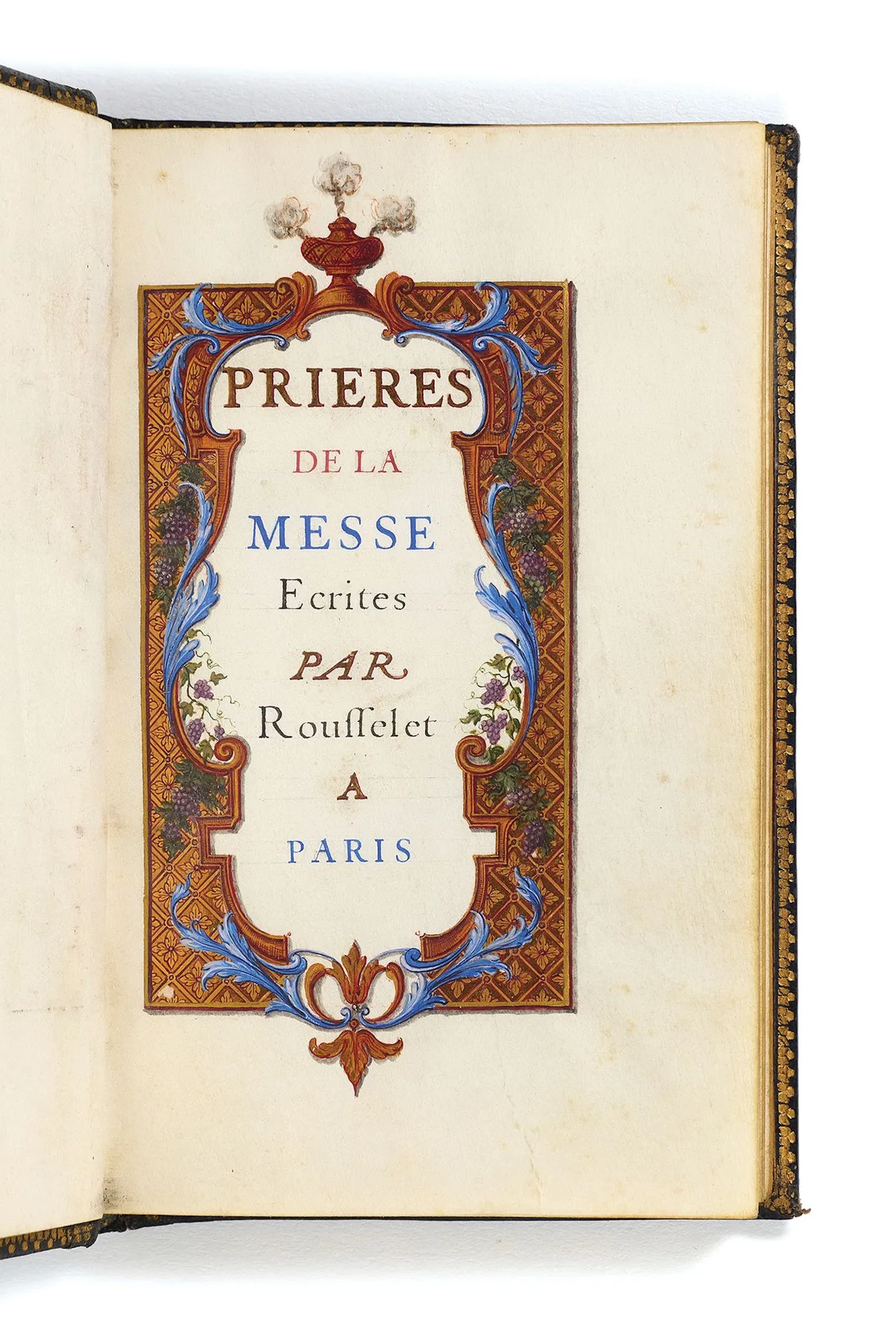 ROUSSELET (Jean-Pierre). Prayers for the Mass. Written by Ro - Lot 9