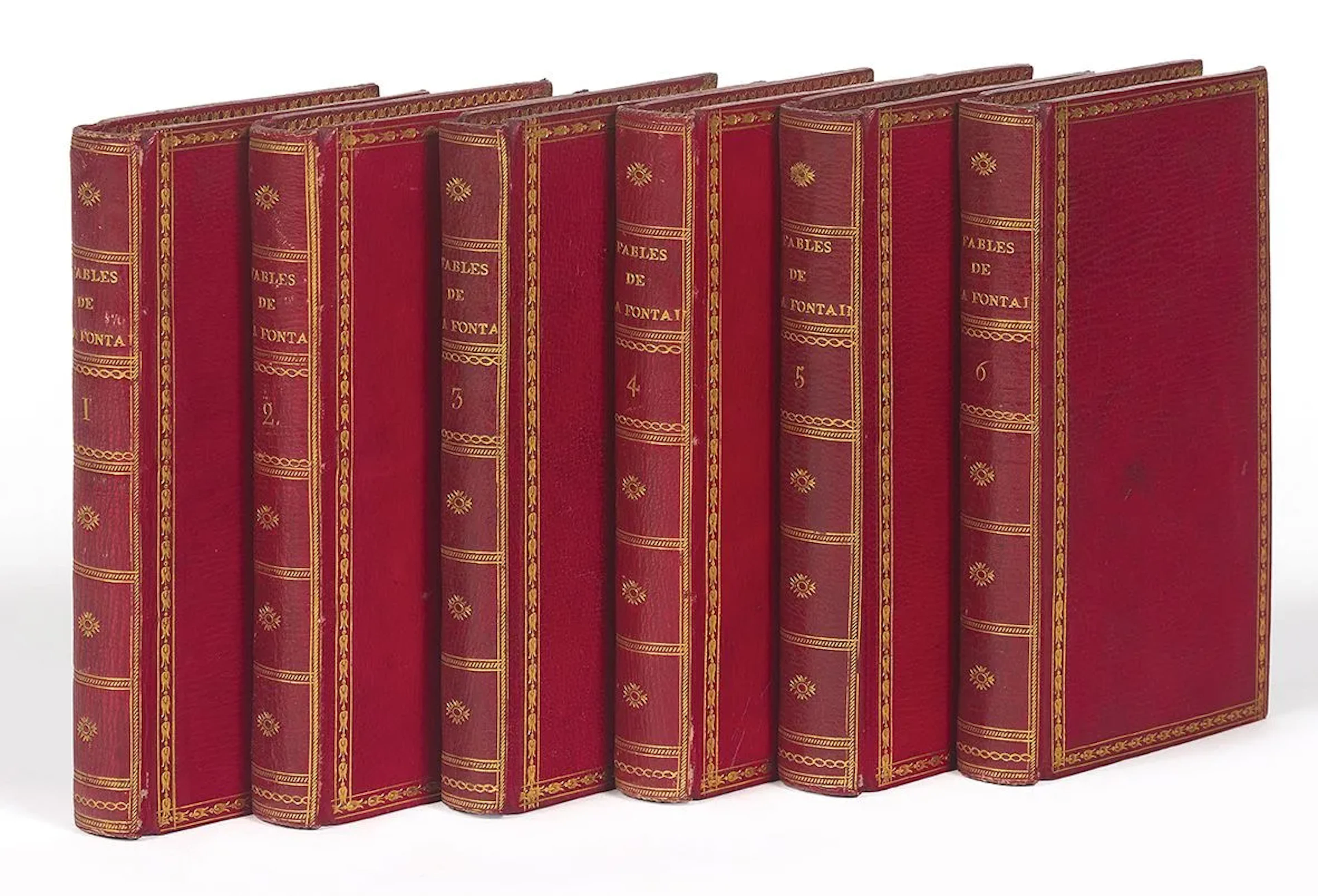 LA FONTAINE (Jean de). Fables, with illustrations engraved b - Lot 86