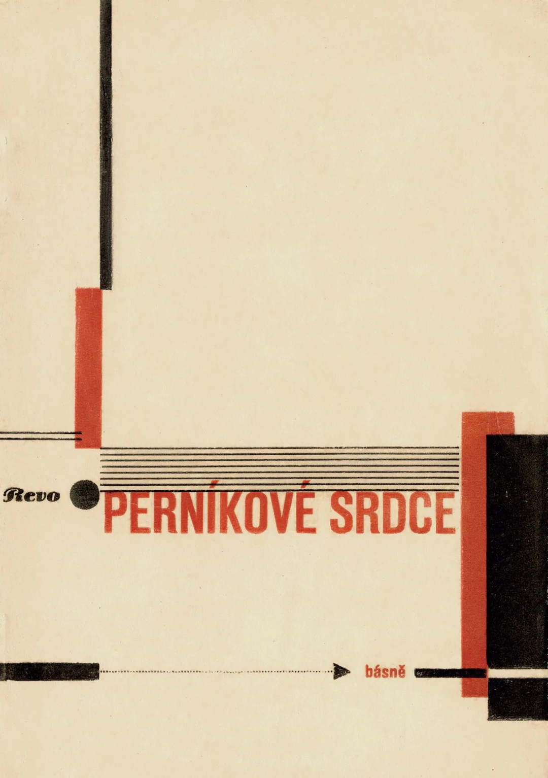 REVO [GAJDOS, Adolf]. PERNIKOVÉ SRDCE. Brno, 1928. 20.4 x 14 - Lot 287