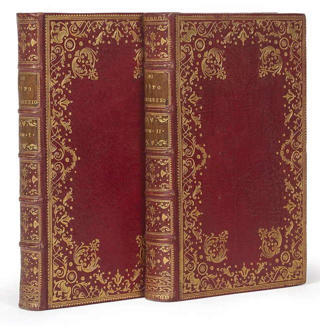 LUCRÈCE. *Della natura delle cose*, Book Six... Amsterdam (P - Lot 77
