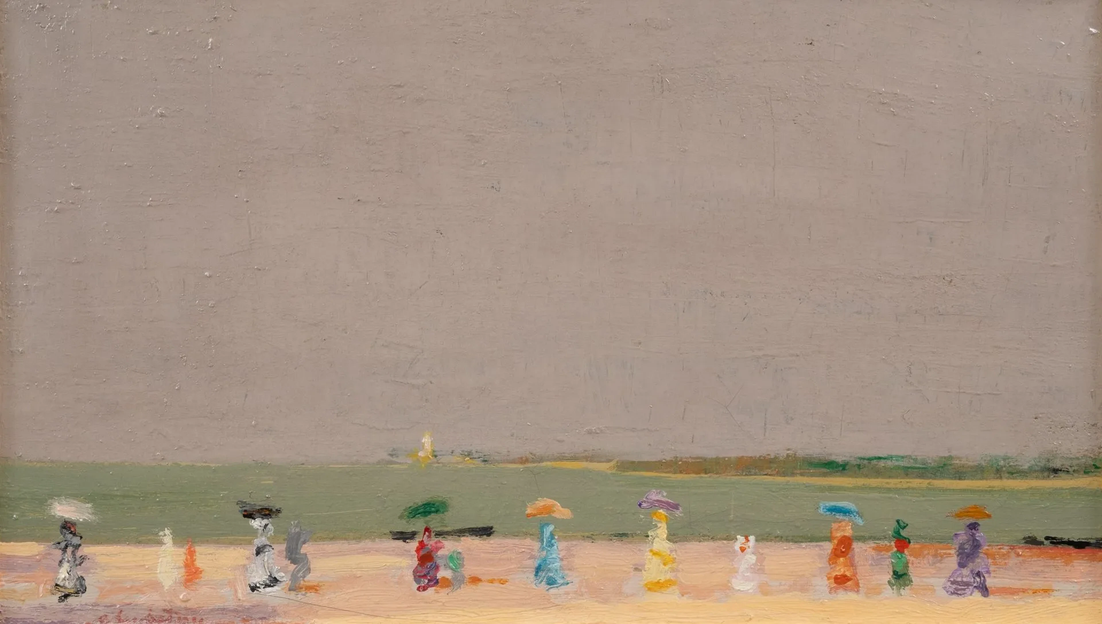 Crikor GARABETIAN (1908–1993) “Crinolines on the Beach” Oil - Lot 265