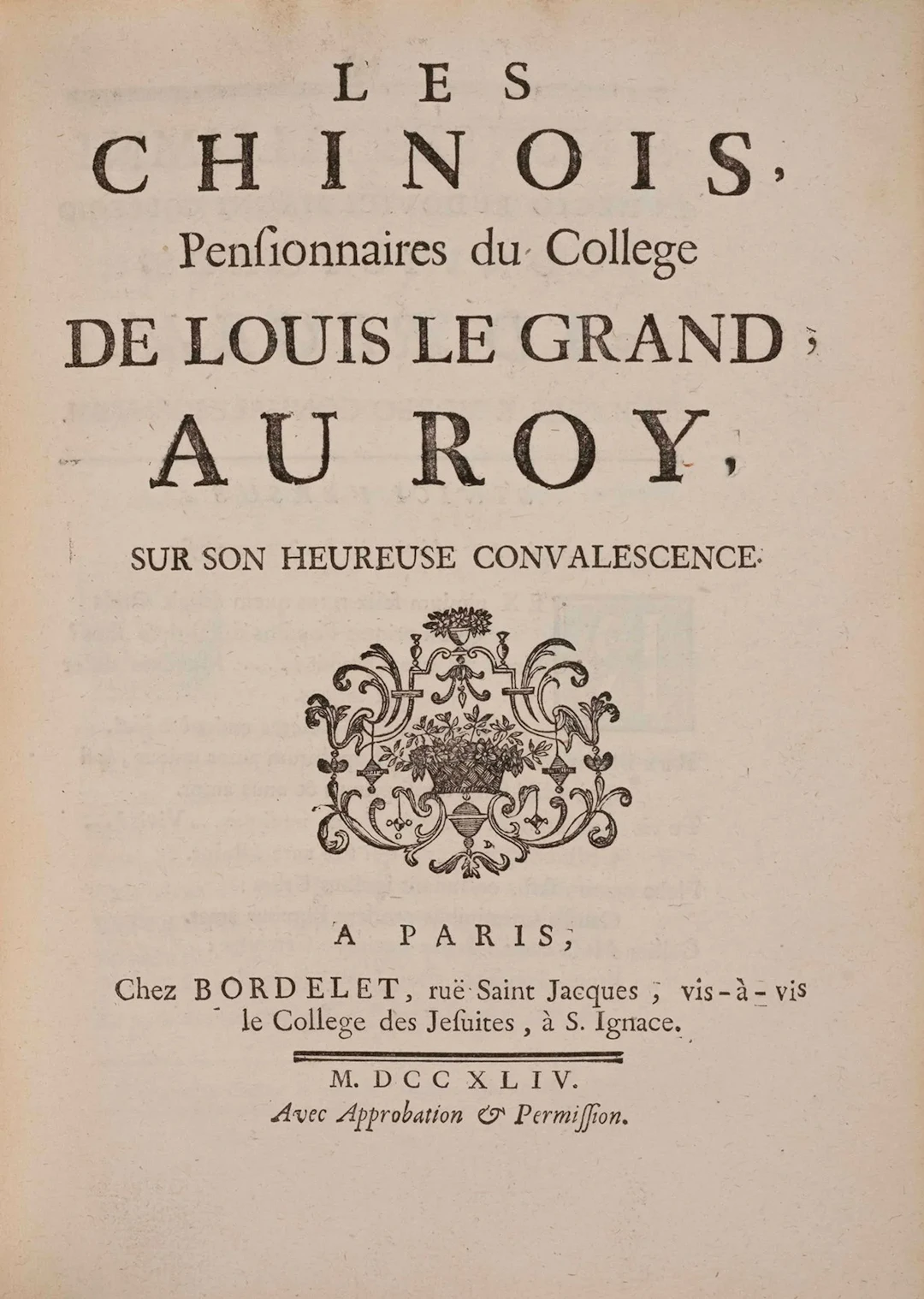 LOUIS XV. — A collection of approximately 35 pieces concerni - Lot 99