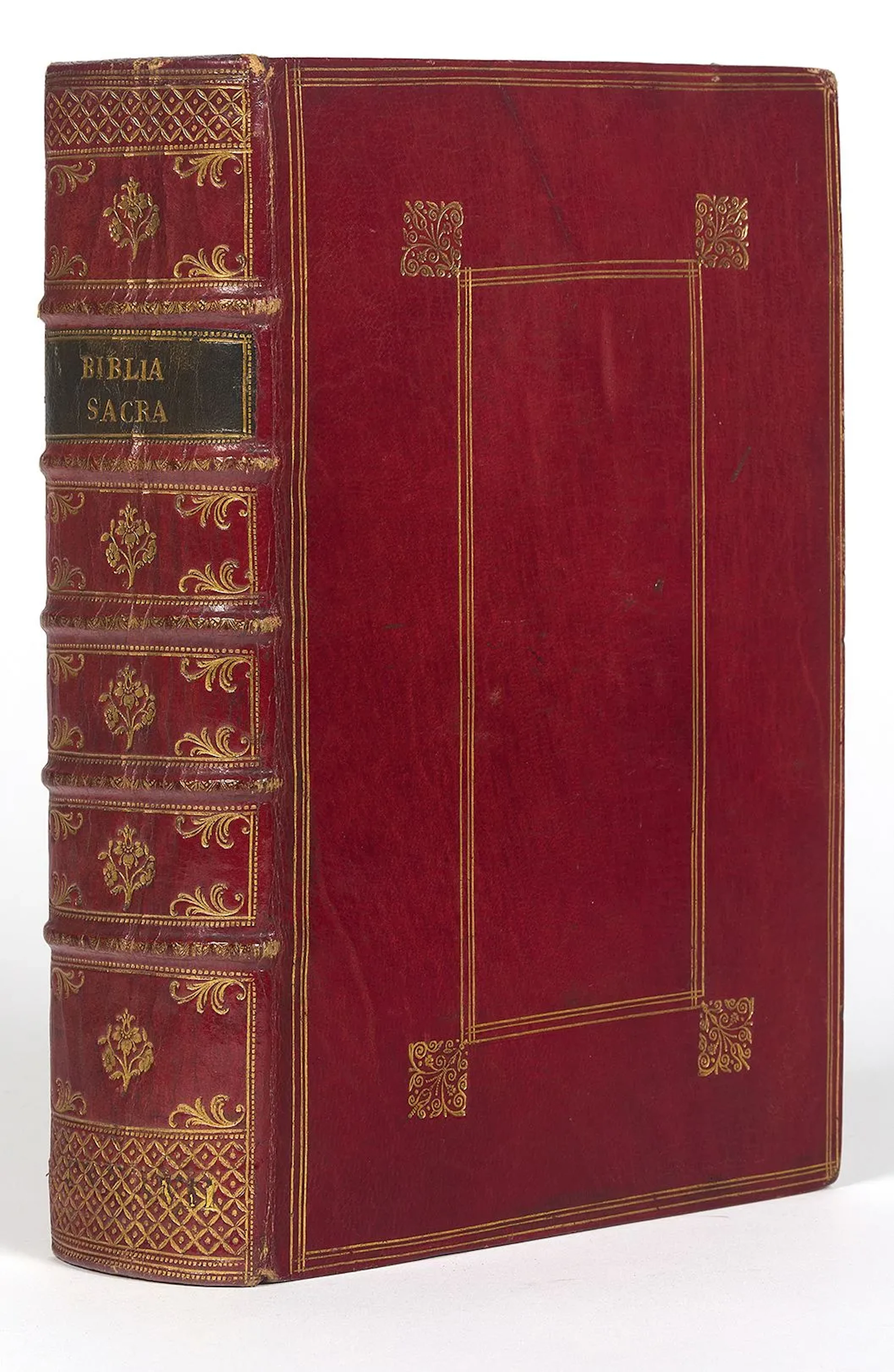 THE SO-CALLED BROCKETT-HUTH BIBLE (OLD AND NEW TESTAMENTS; I - Lot 1