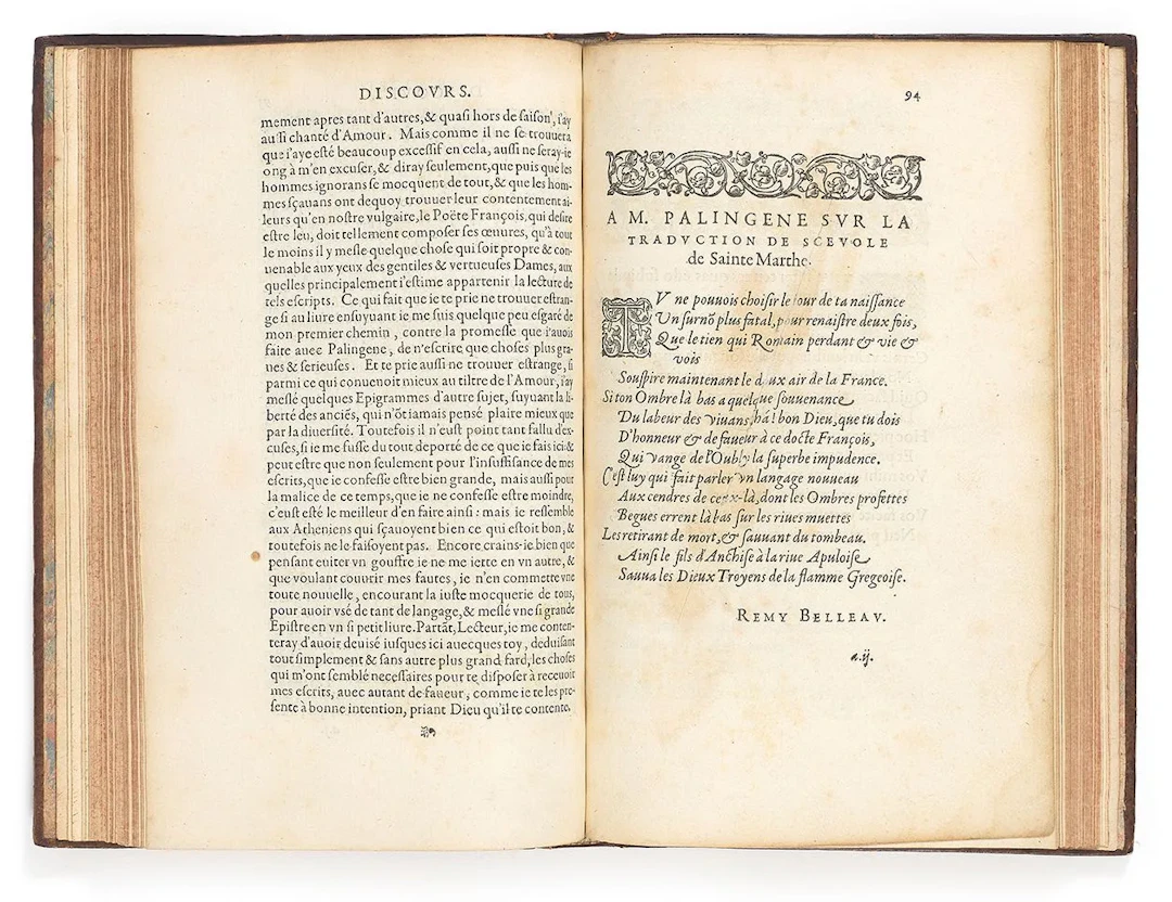 SAINTE-MARTHE (Scévole de). The Works. Paris, Mamert Patisso - Lot 46