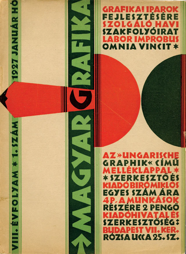 HUNGARY [MAGAZINE]. MAGYAR GRAFIKA, Budapest, No. 1/1927. 31 - Lot 246