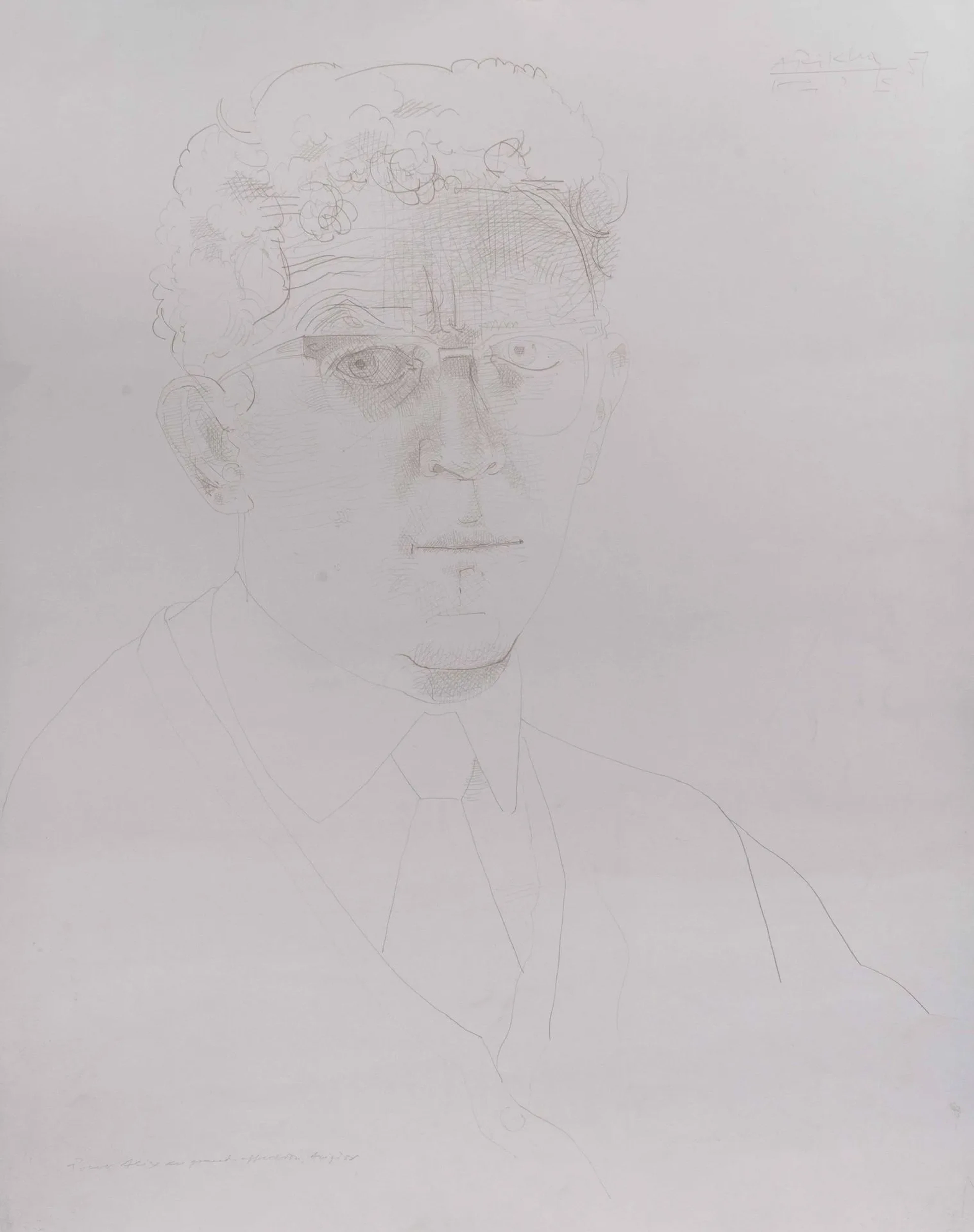 Avigdor ARIKHA (1929–2010) Self-Portrait. Silverpoint drawin - Lot 132