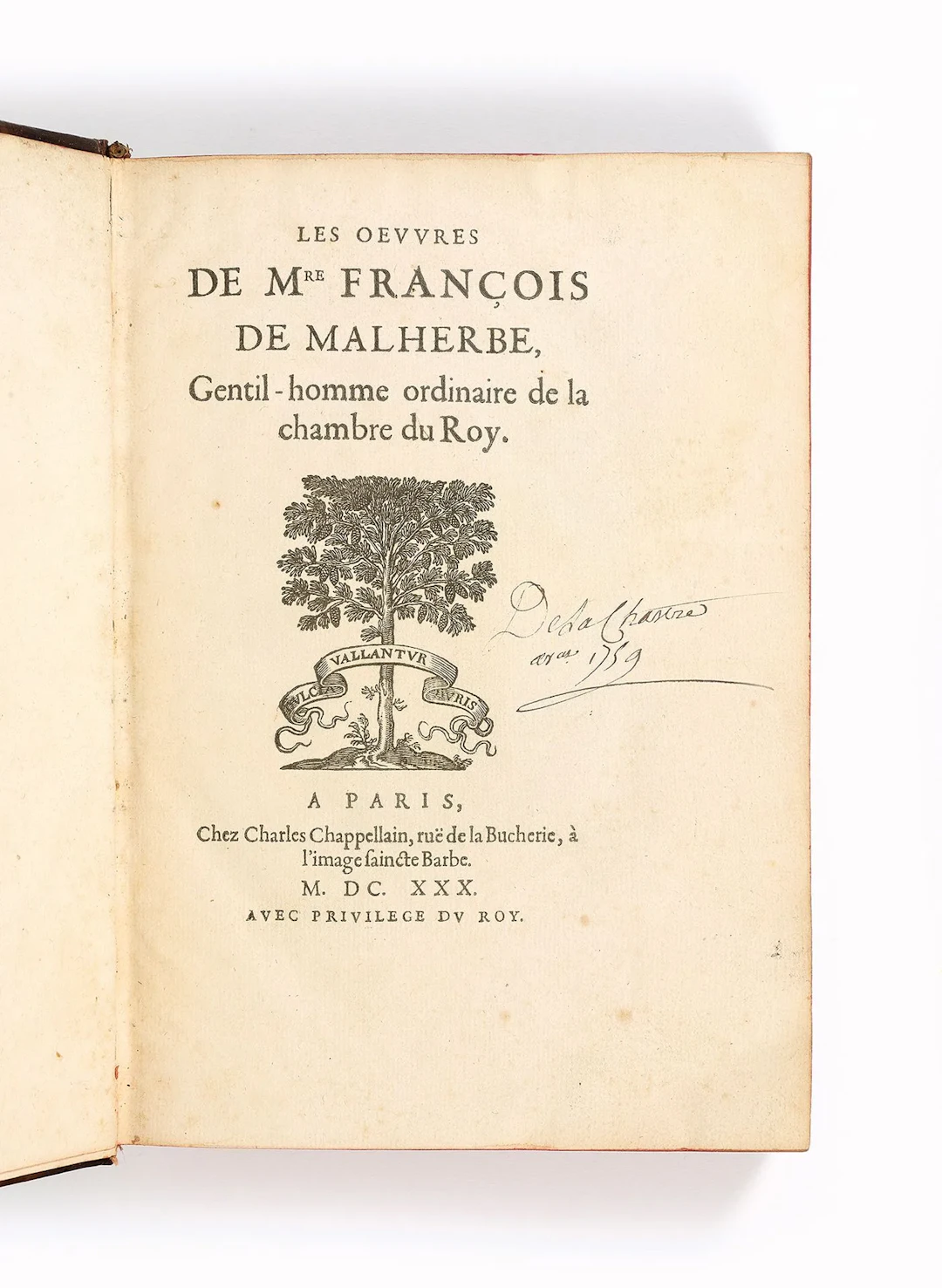 MALHERBE (François de). The Works of Monsieur François de Ma - Lot 52