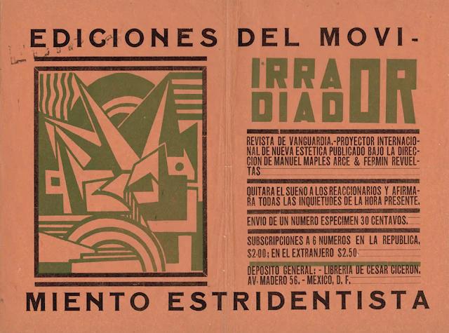 MEXICO [POSTER for the MAGAZINE]. IRRADIADOR. Mexico City, N - Lot 116