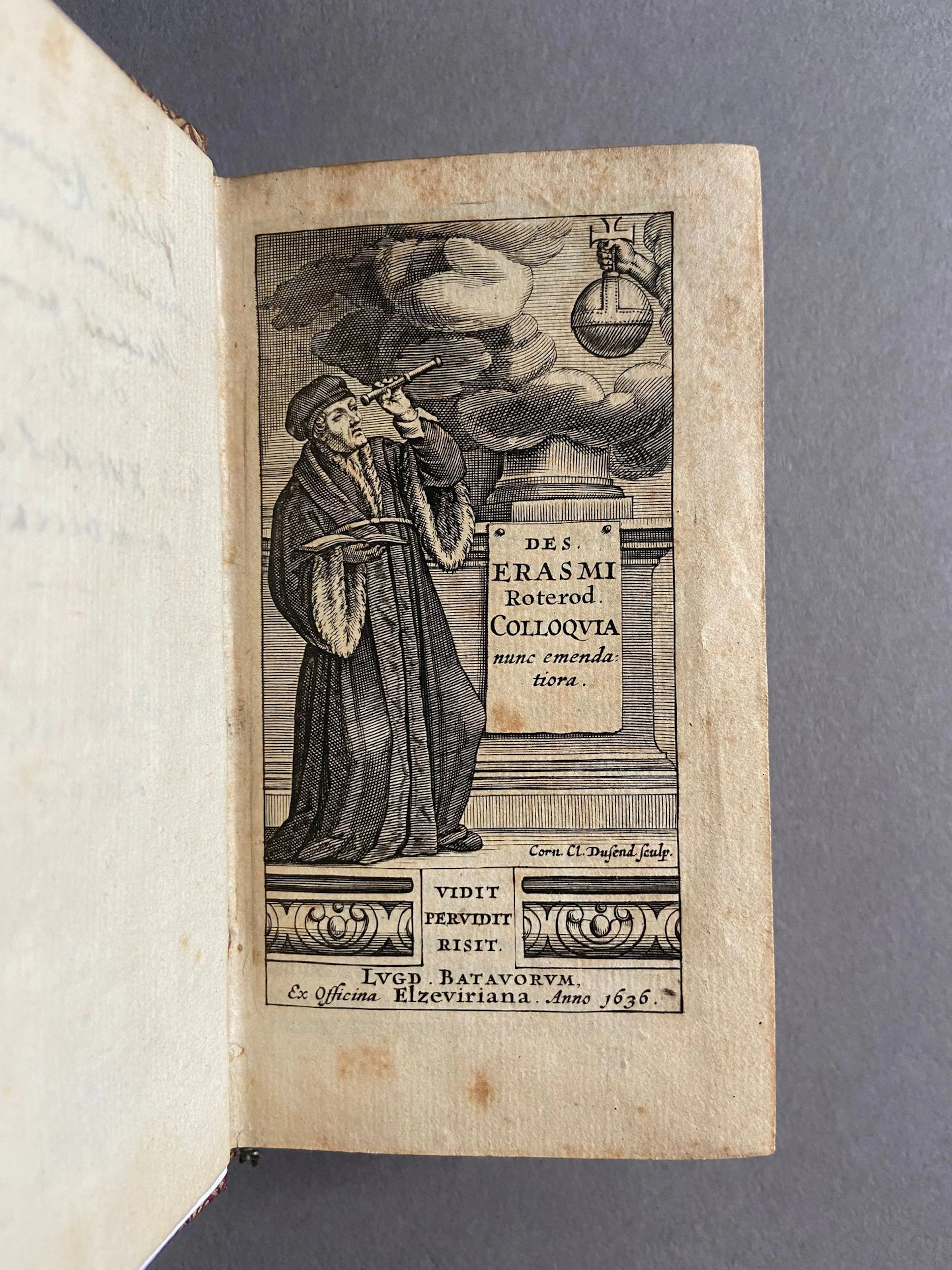 ERASMUS. *Colloquia nunc emendatiora*. Leiden, Ex Officina E - Lot 65