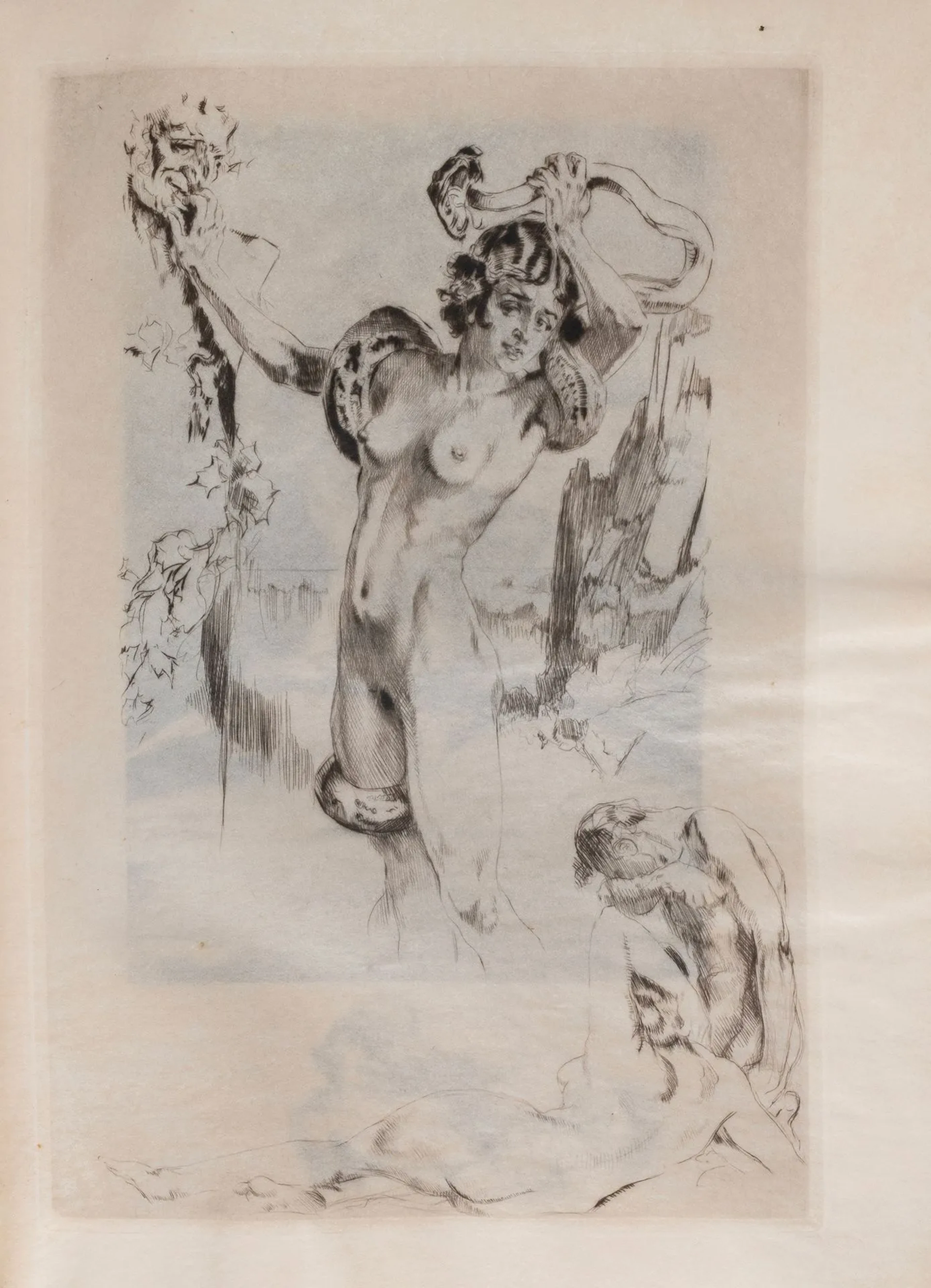 LOBEL-RICHE (Alméry). Luxures. A series consisting of one po - Lot 245