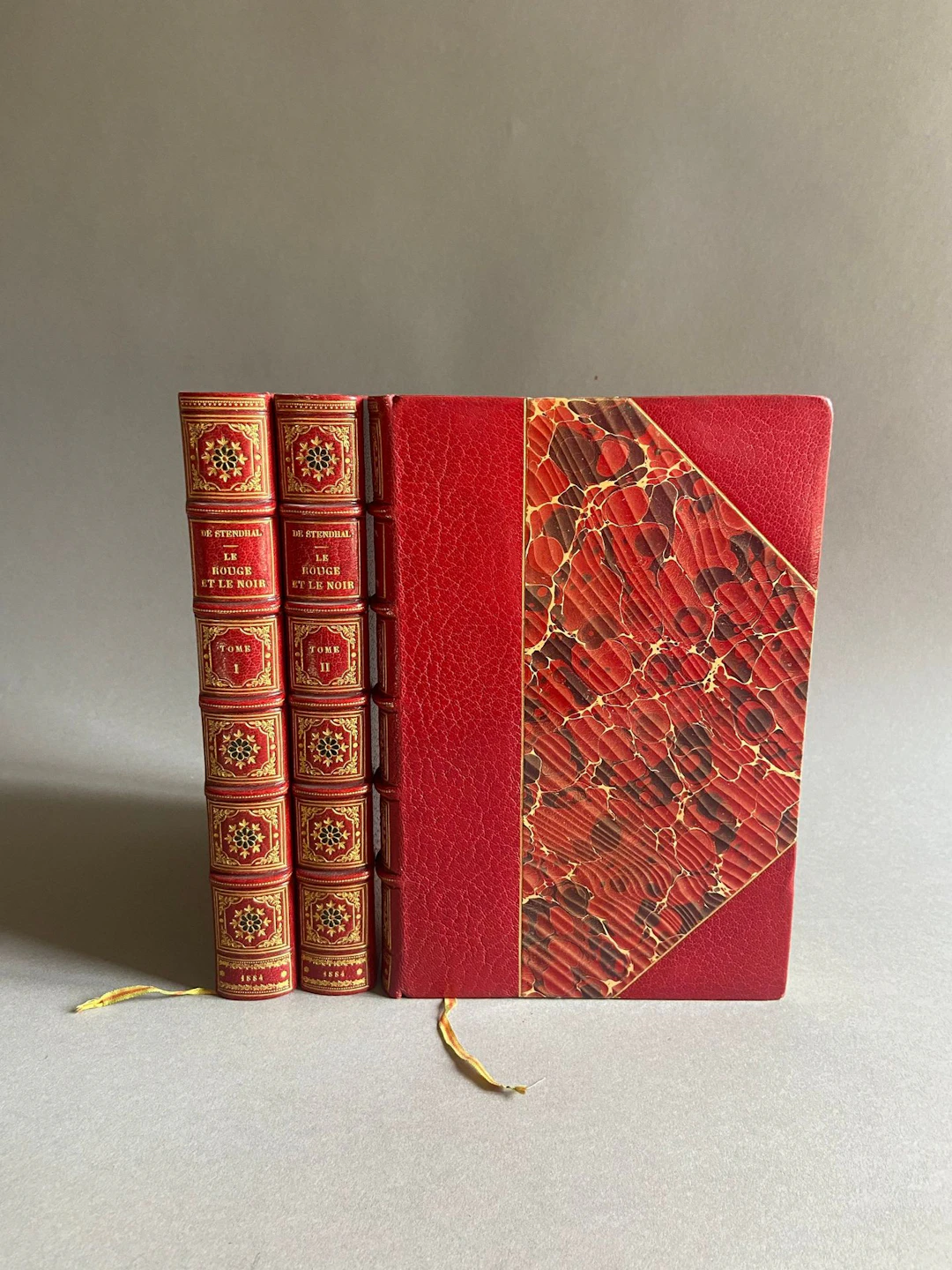 STENDHAL. *The Red and the Black*. Paris, L. Conquet, 1884. - Lot 214