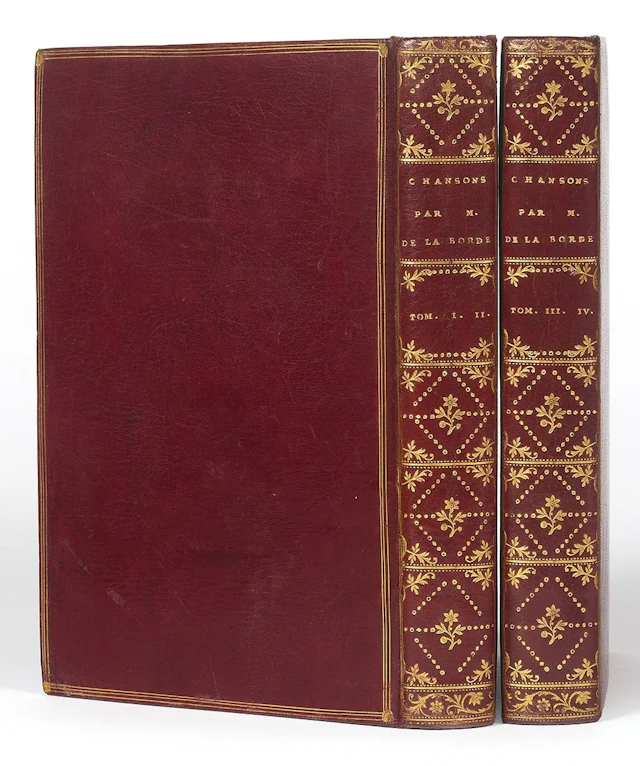 LA BORDE (Jean-Benjamin de). A Selection of Songs Set to Mus - Lot 82