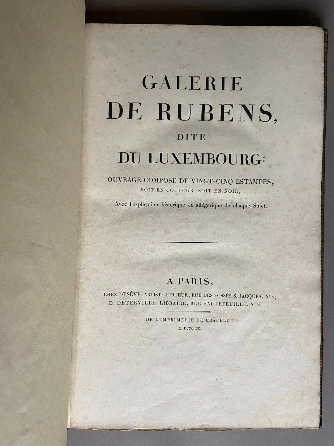 RUBENS (Pierre-Paul). — Rubens’ Gallery, known as the Luxemb - Lot 158