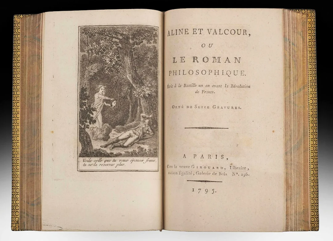[SADE (Marquis de)]. *Aline and Valcour, or The Philosophica - Lot 159
