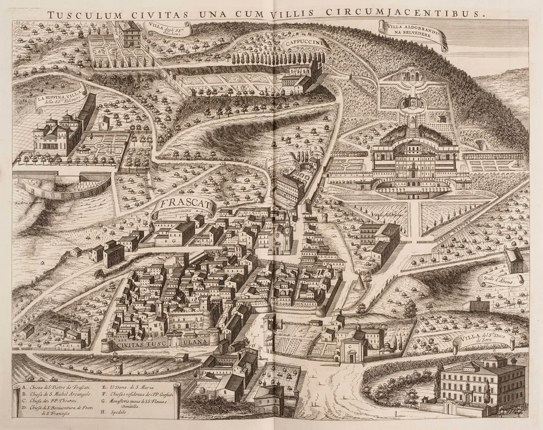 KIRCHER (Athanasius). Latium. Amsterdam: Jean Jansson in Wae - Lot 86
