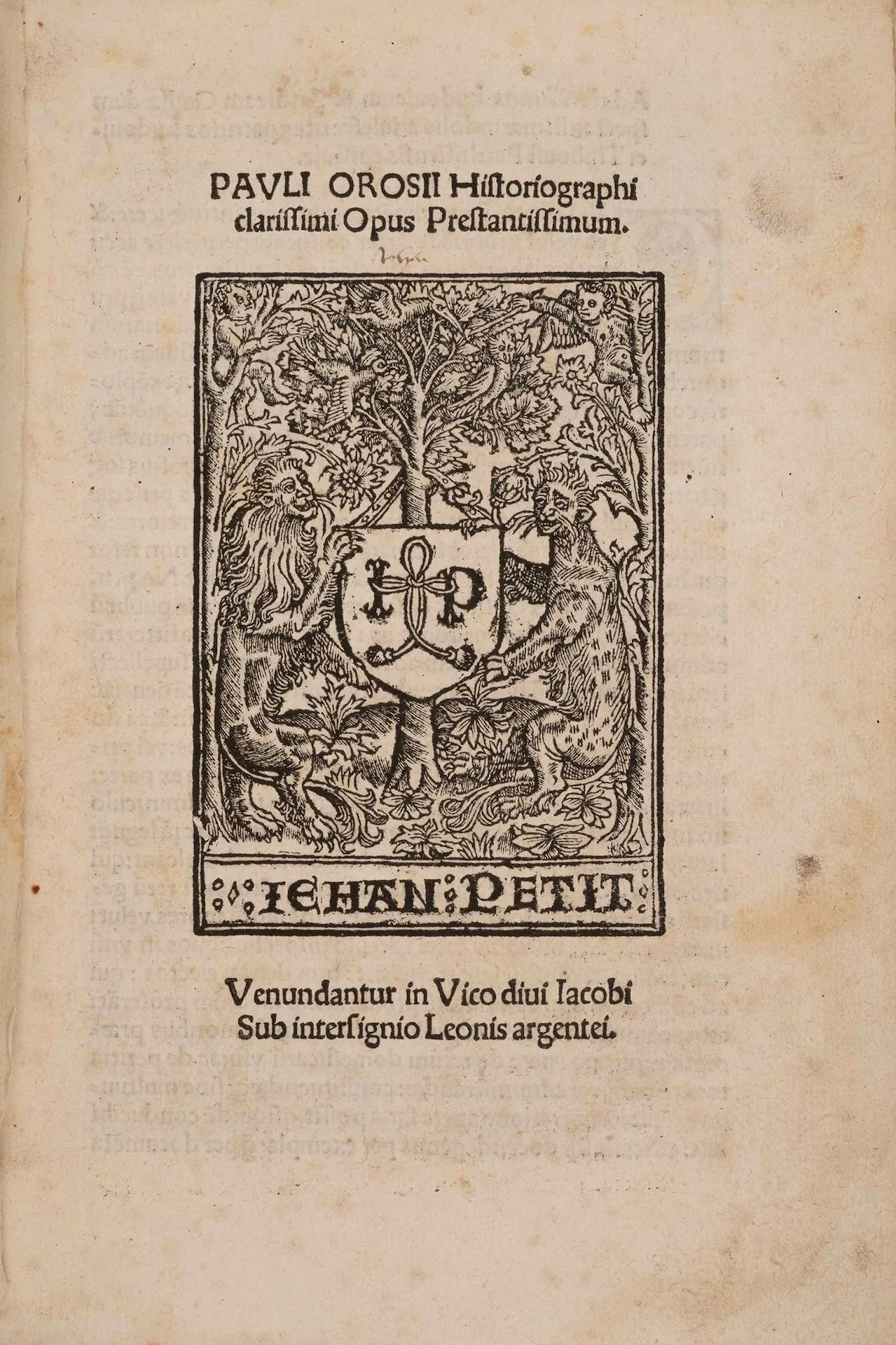 OROSE (Paul). Opus prestantissimum [historiarum]. No place, - Lot 129