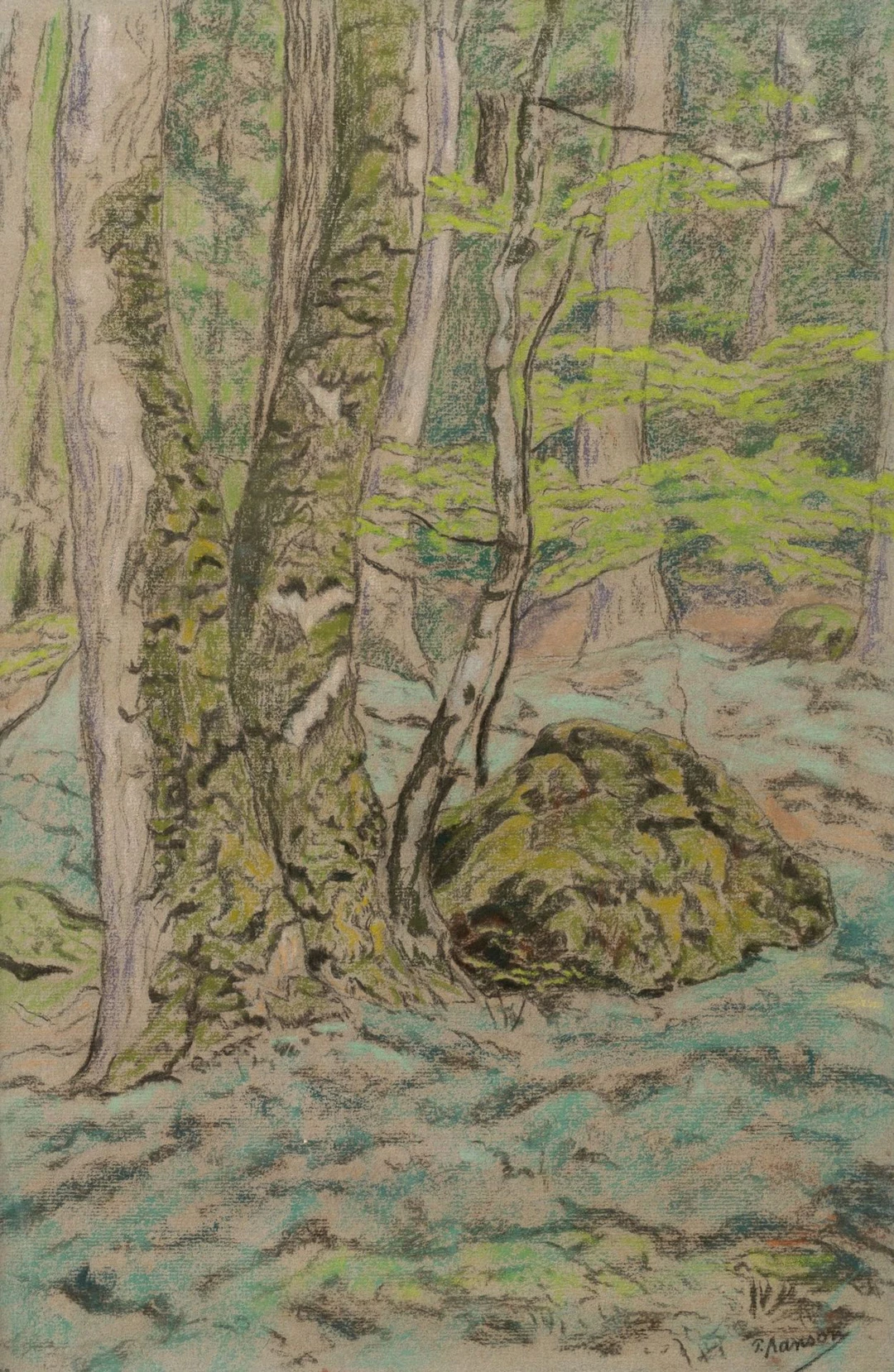 Paul-Élie RANSON (1861–1909) Rock at the Foot of Two Tree Tr - Lot 33