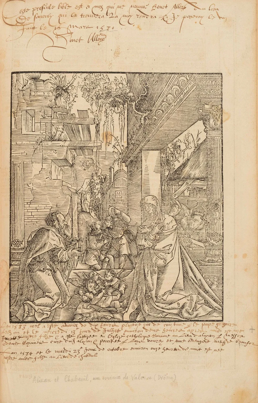 BIBLE. — BIBLIA LATINA. Textus biblie. No place, no year [co - Lot 30